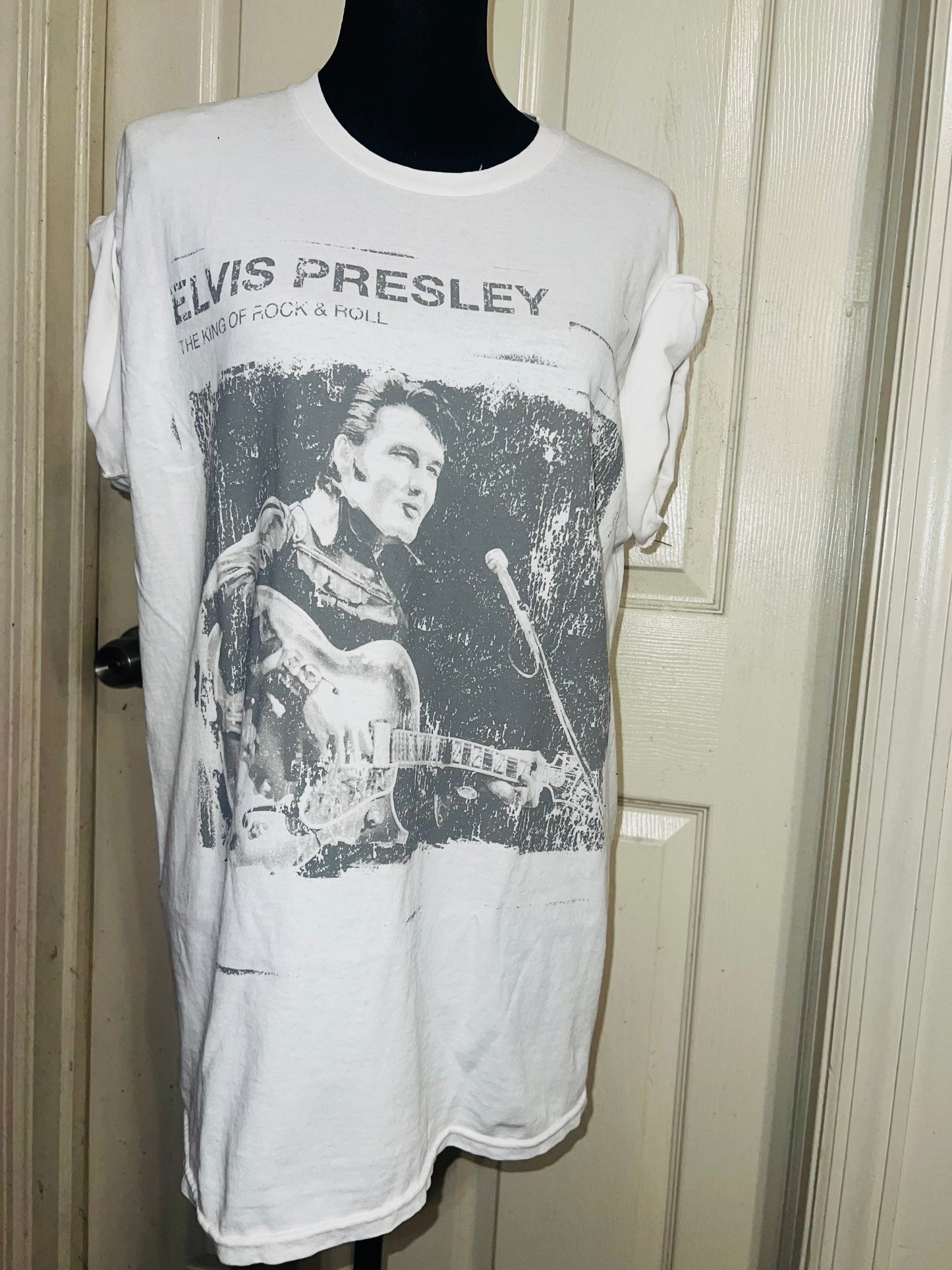 Elvis Oversized Distressed Tee