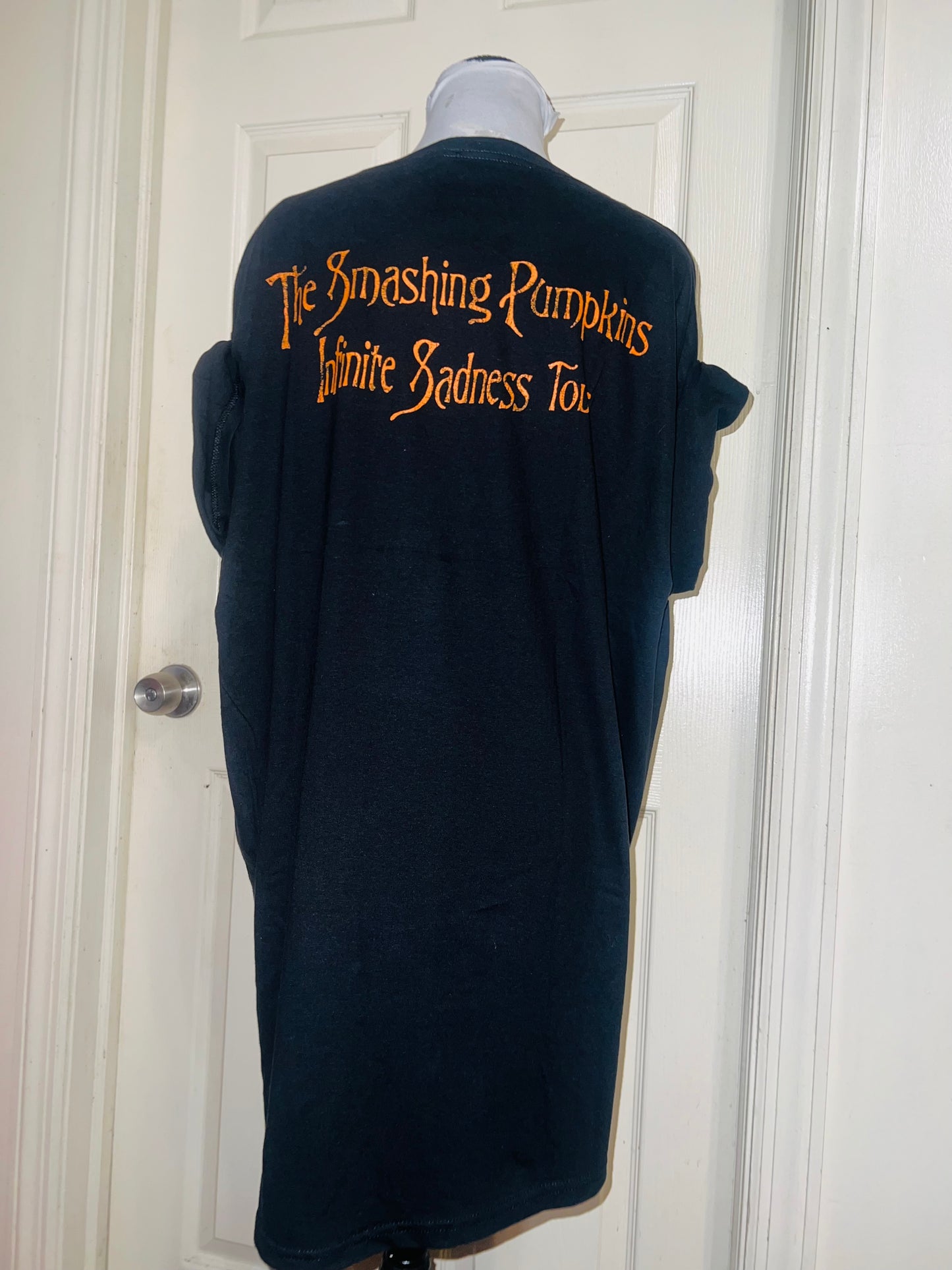 The Smashing Pumpkins Tour Double Sided Oversized Distressed Tee