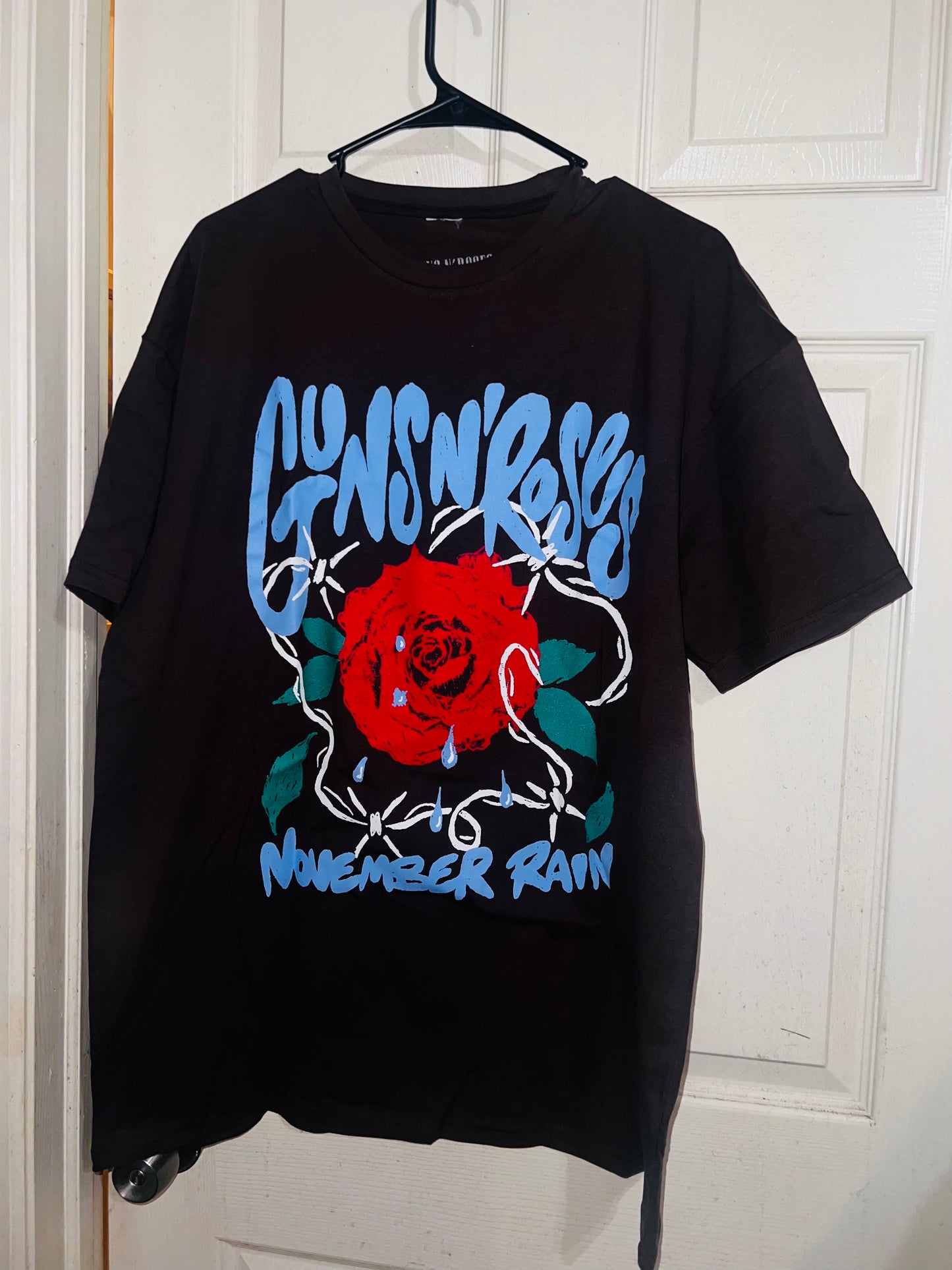 Guns n Roses November Rain Oversized Distressed Tee