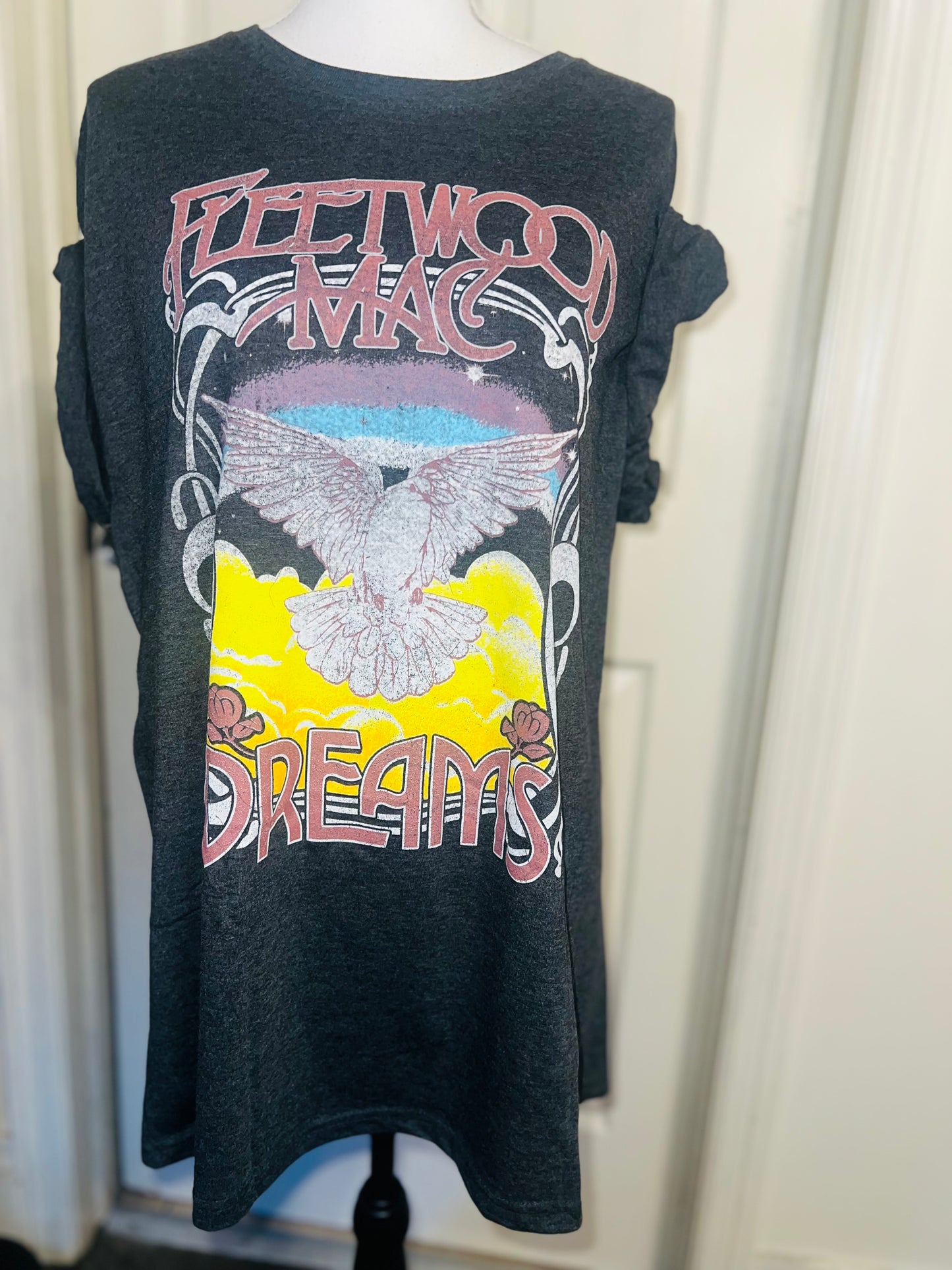 Fleetwood Mac Oversized Distressed Tee