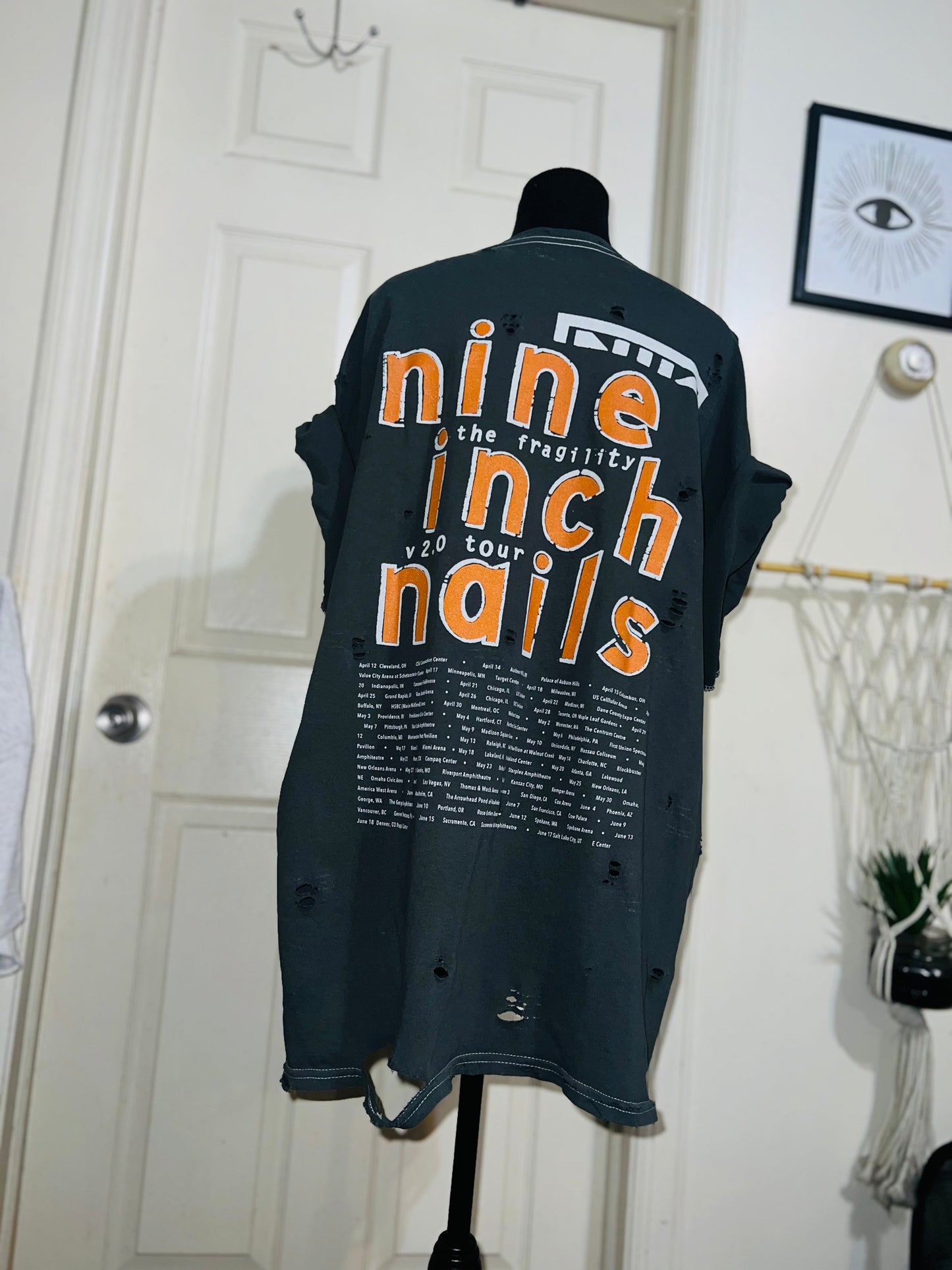 Nine Inch Nails Oversized Distressed Tee