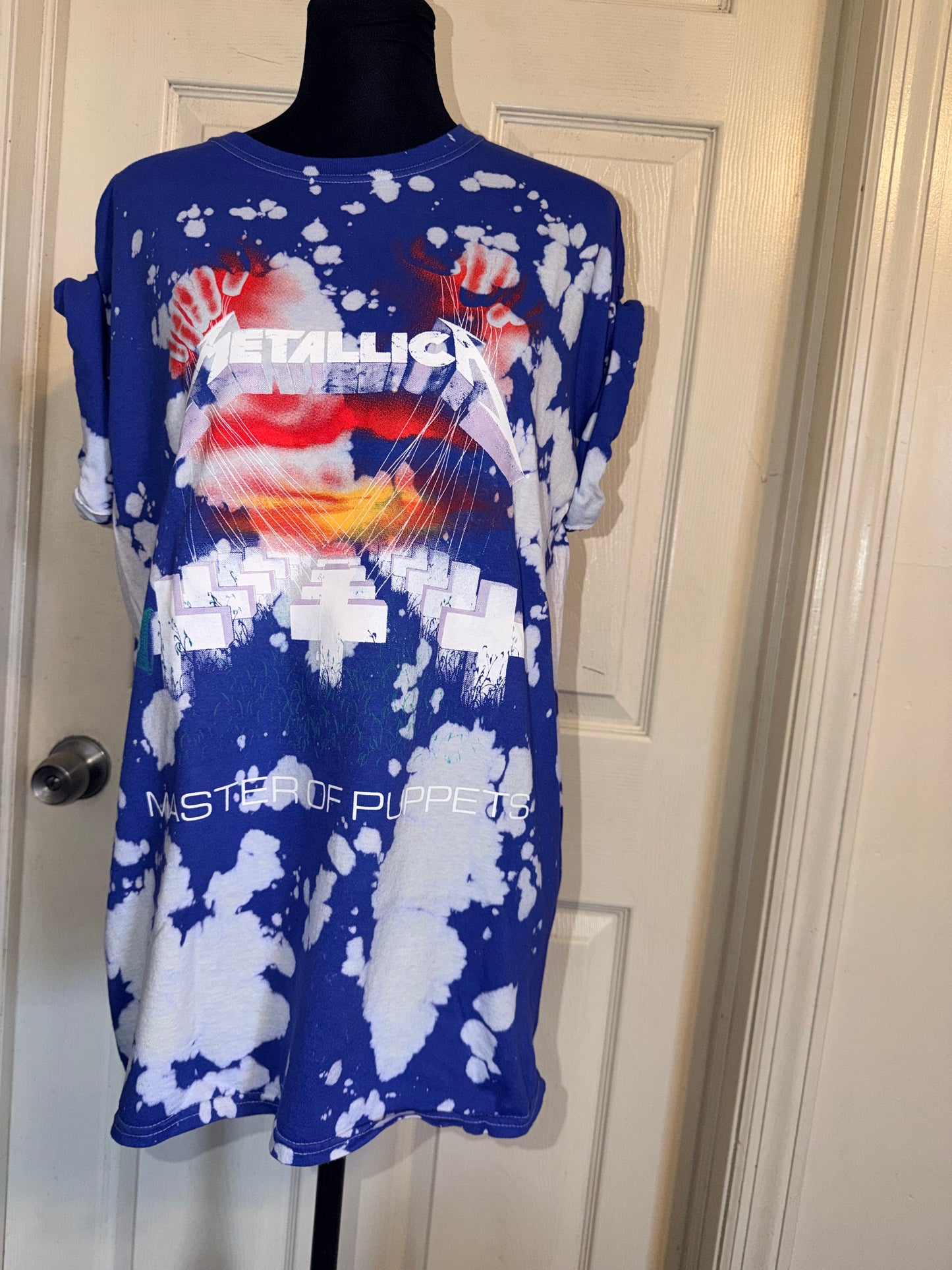 Metallica Oversized Distressed Tee
