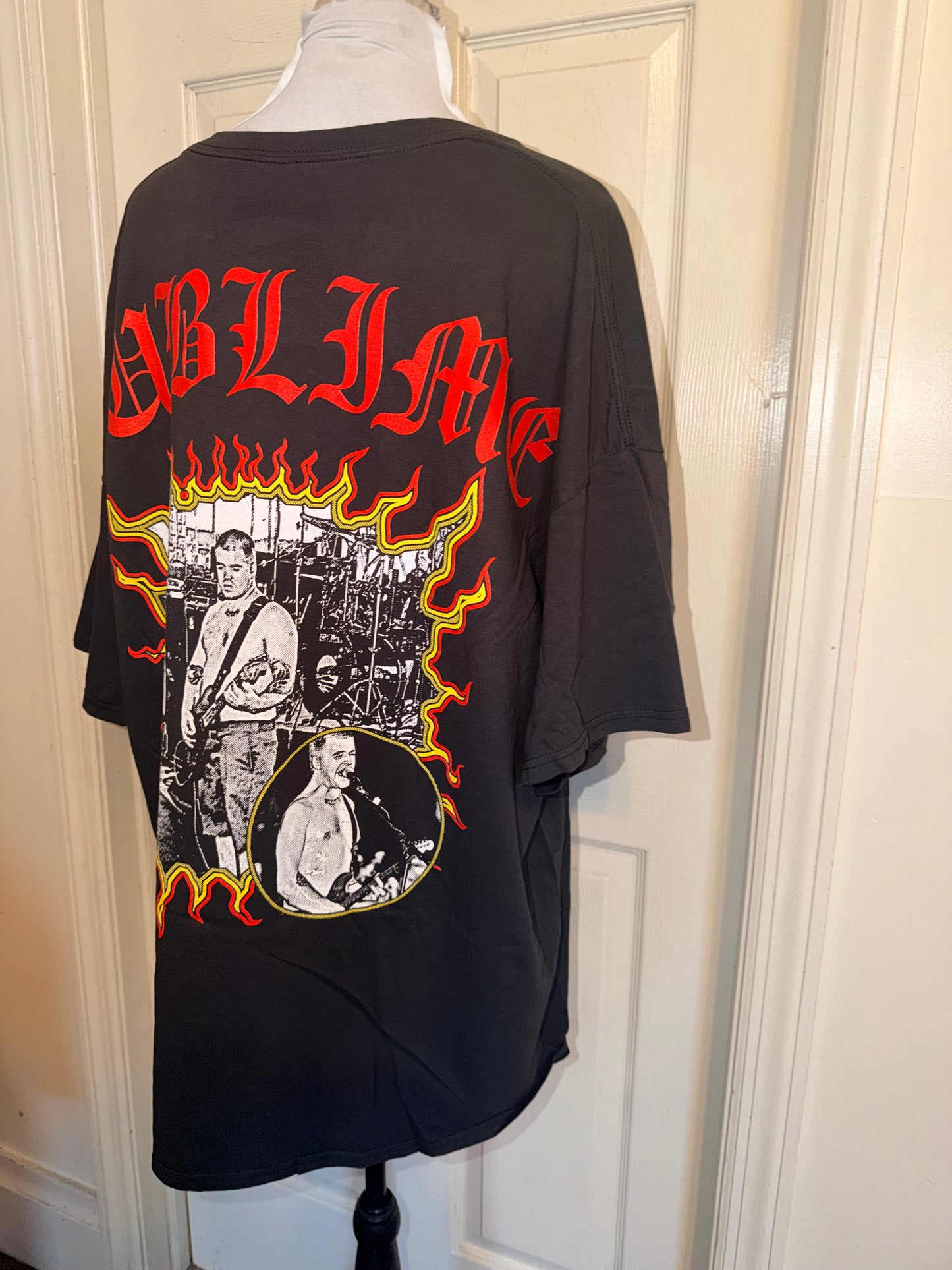 Sublime Double Sided Oversized Distressed Tee