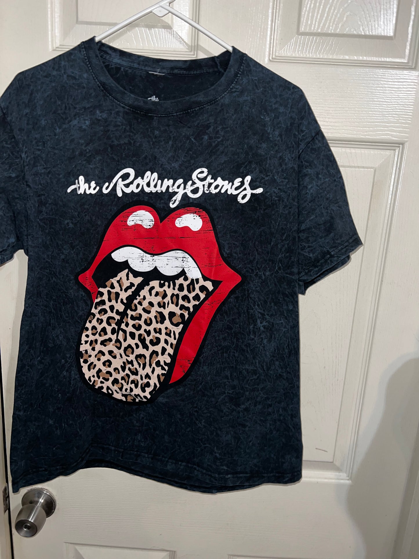 The Rolling Stones Cheetah Oversized Distressed Tee