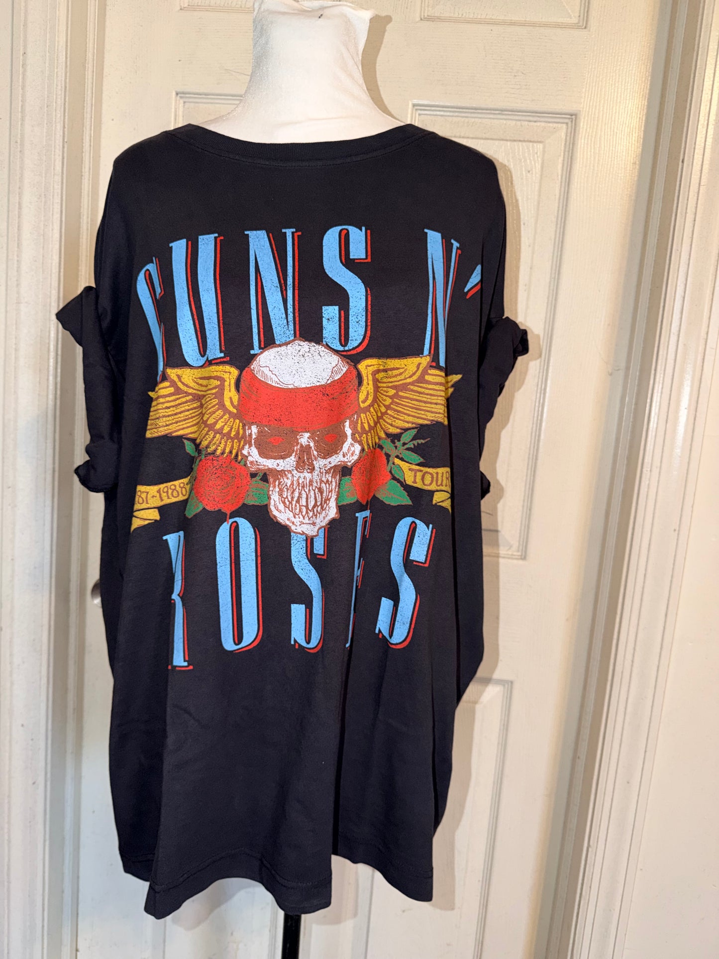 Guns N’ Roses Double Sided Oversized Distressed Tee