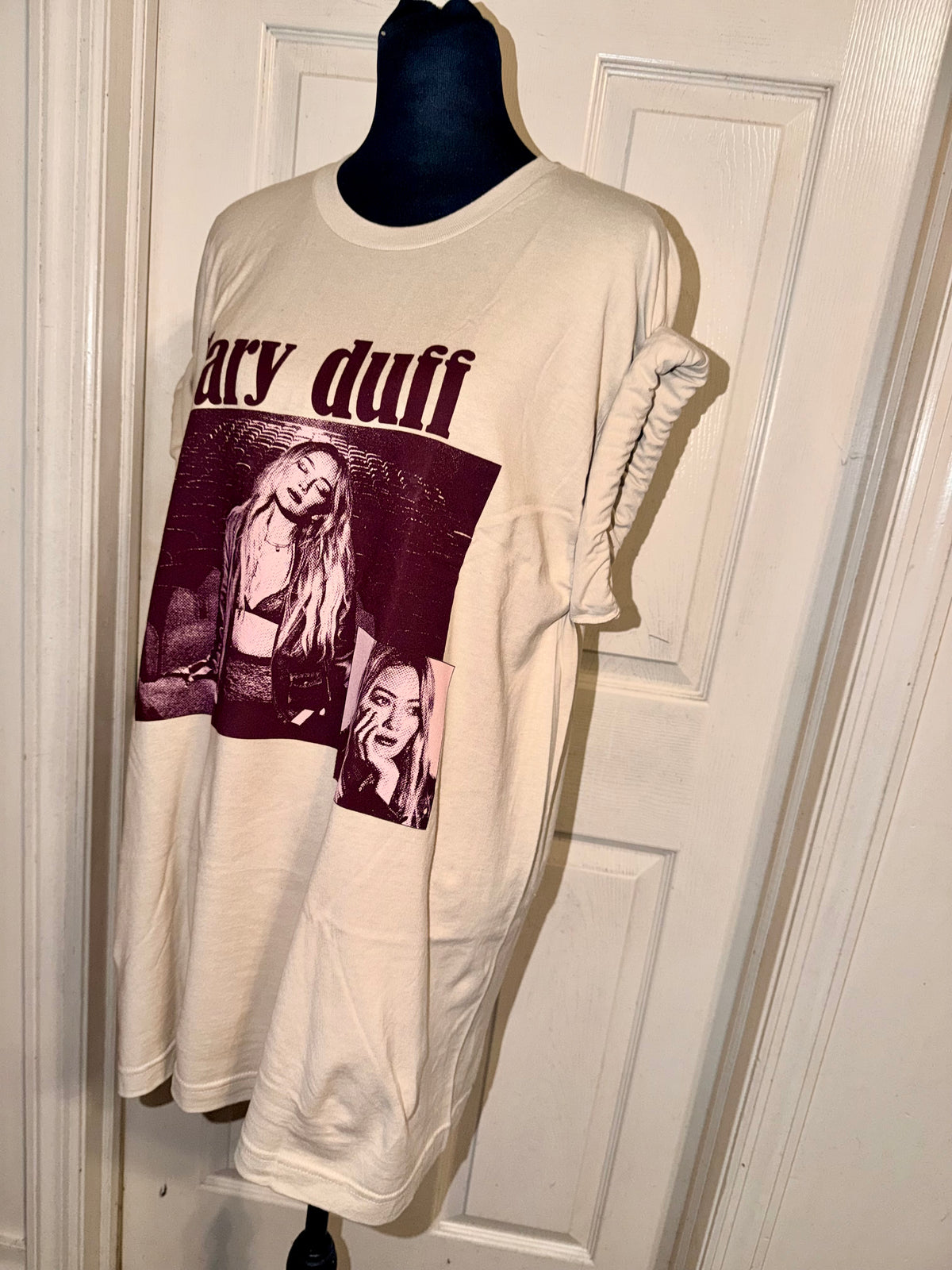 Hilary Duff Double Sided Oversized Tee
