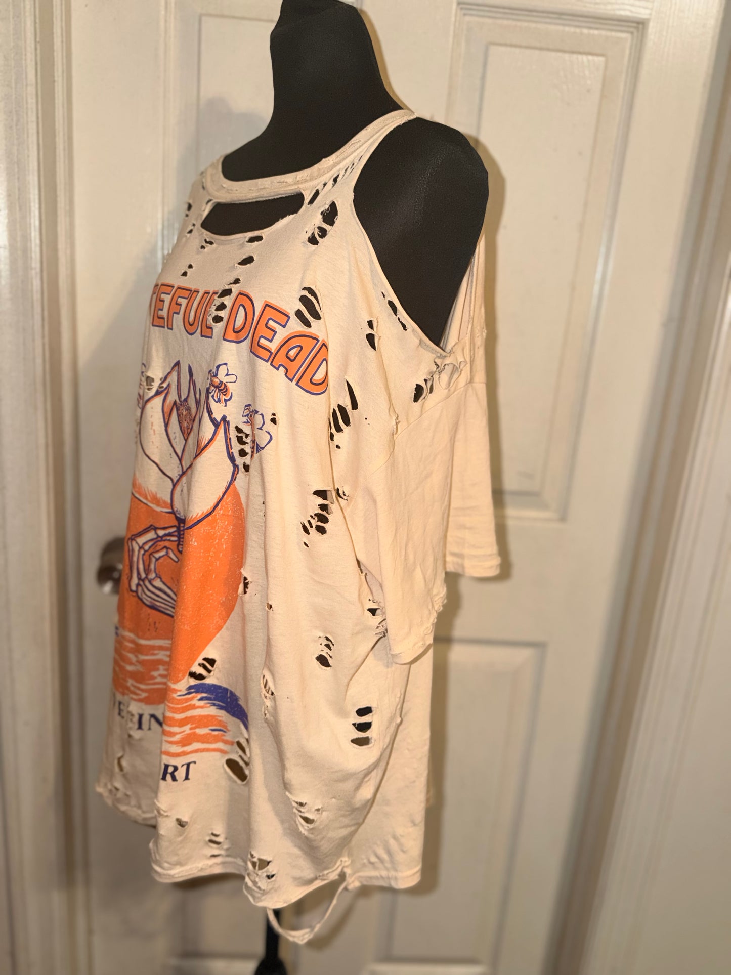 Grateful Dead Oversized Distressed Tee (as is)