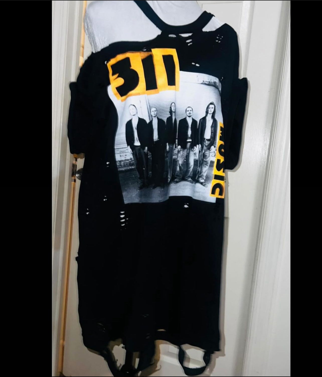 311 Oversized Double Sided Distressed Tee