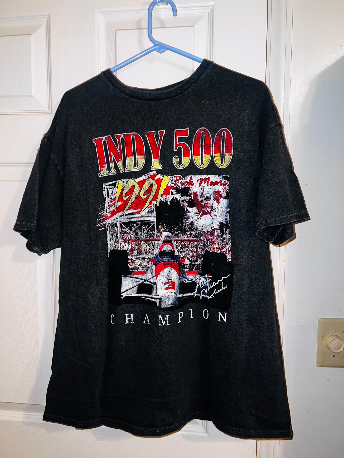 Indy 500 Oversized Distressed Tee