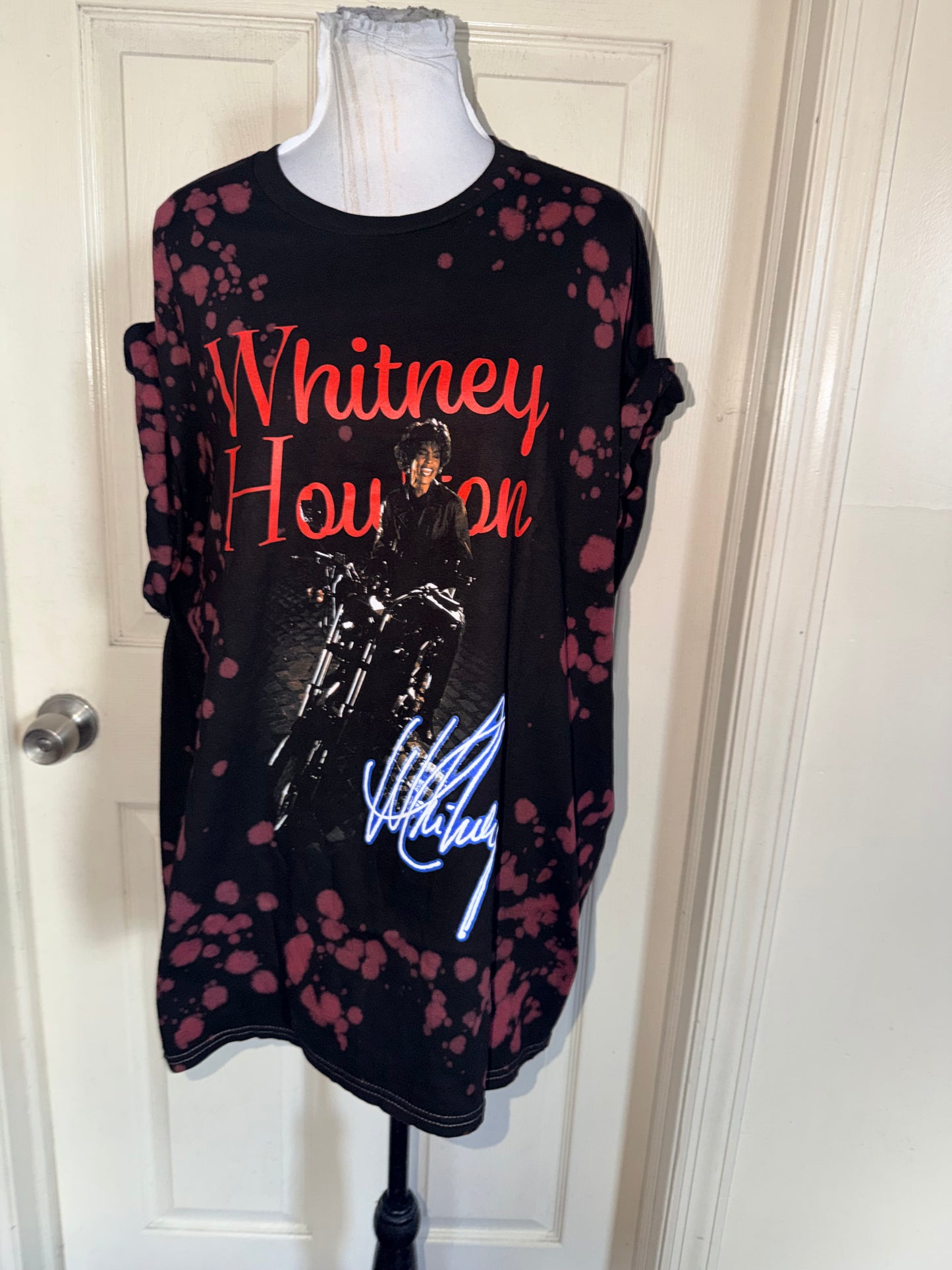 Whitney Houston Distressed Tee