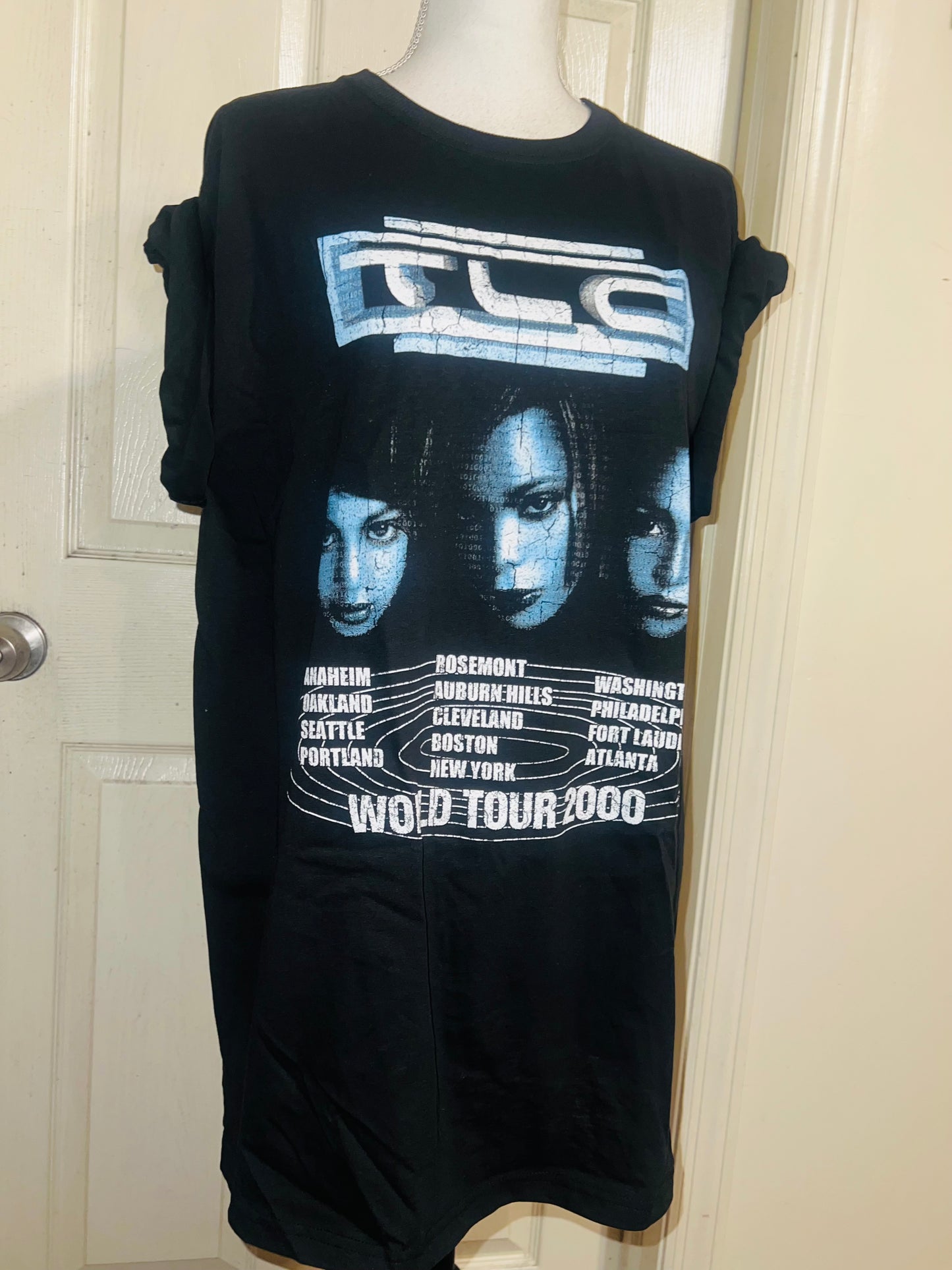 TLC Oversized Distressed Tee