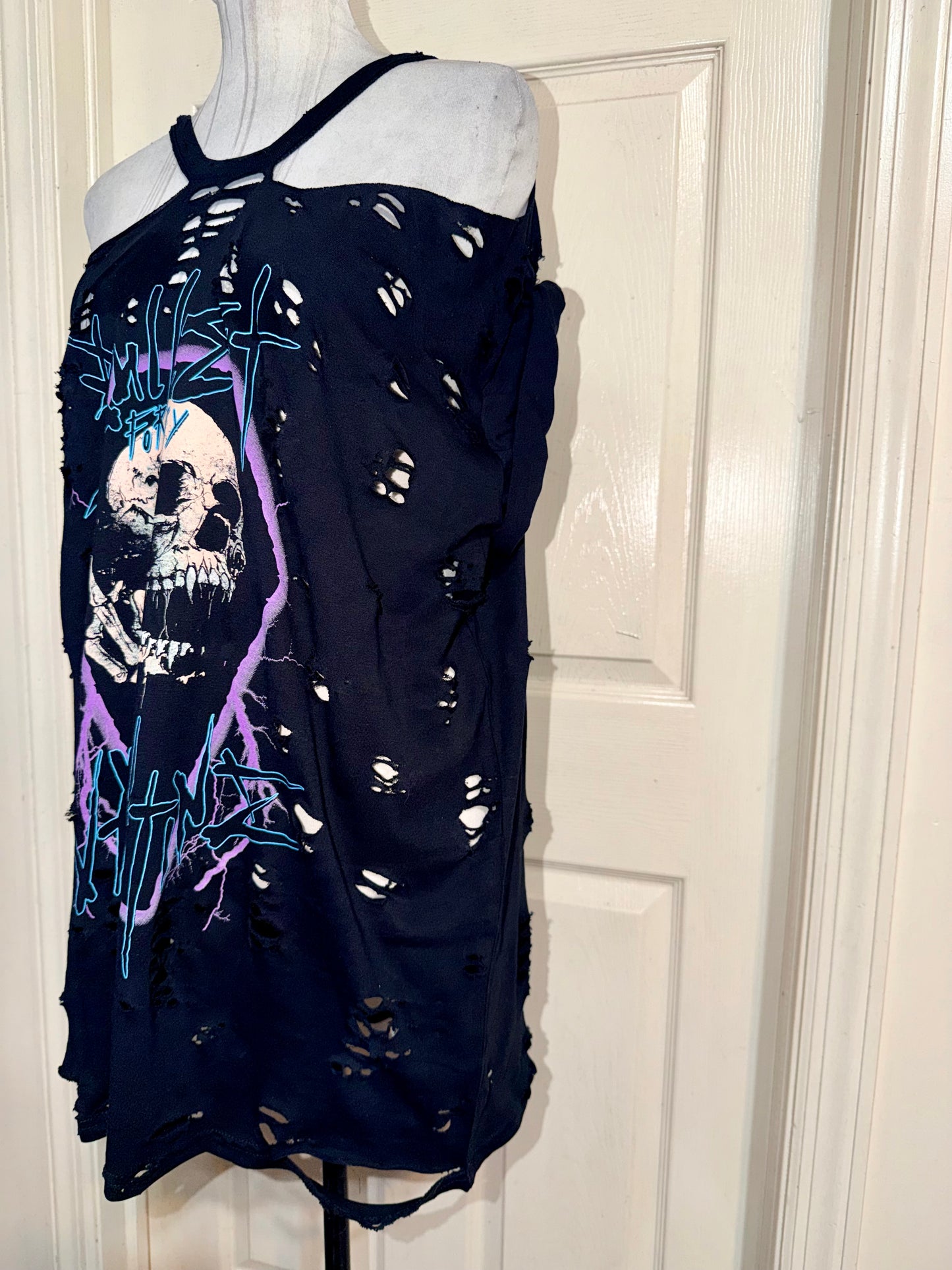 Bullet for my Valentine Oversized Distressed Tee