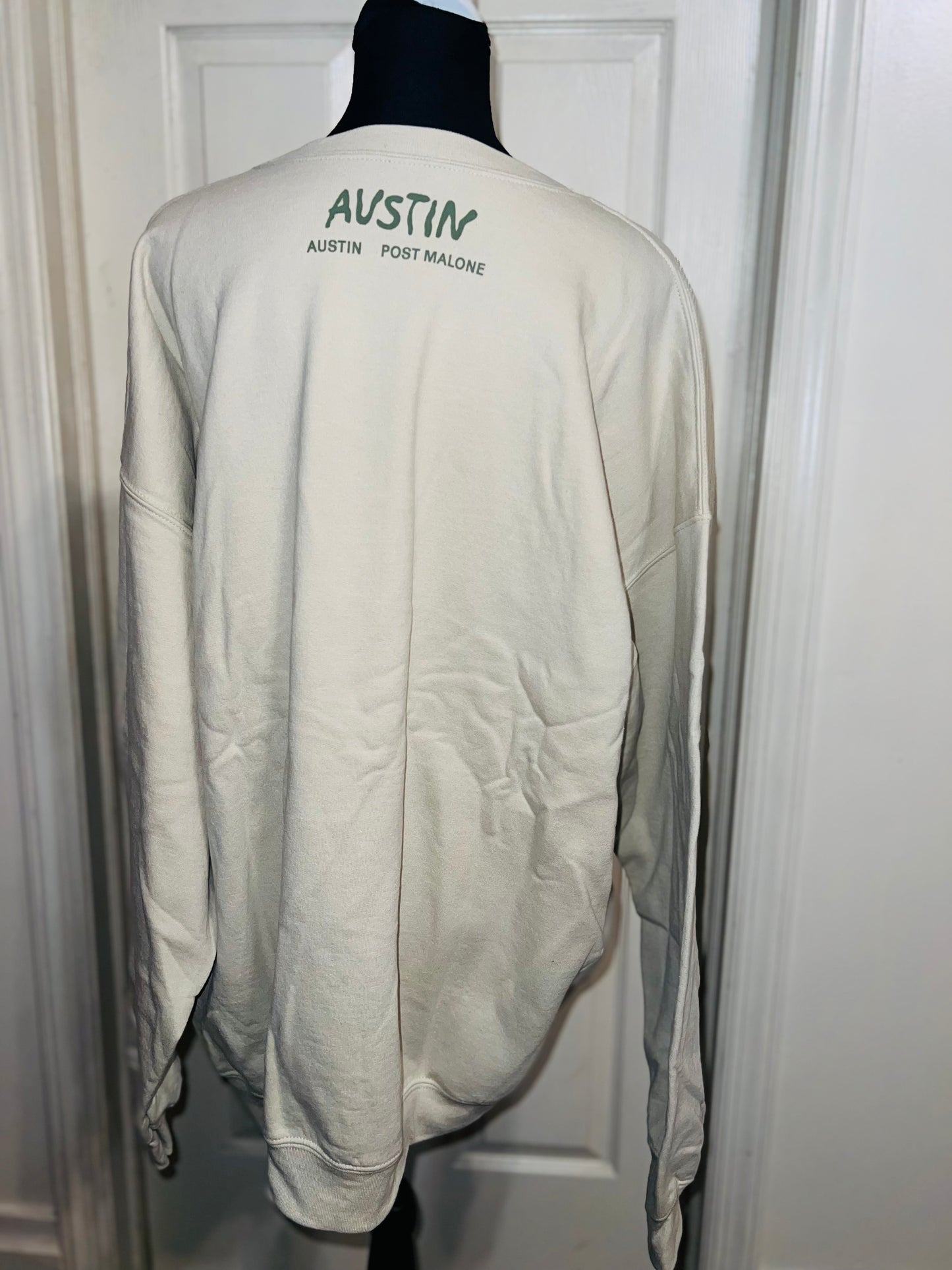 Post Malone Oversized Distressed Sweatshirt