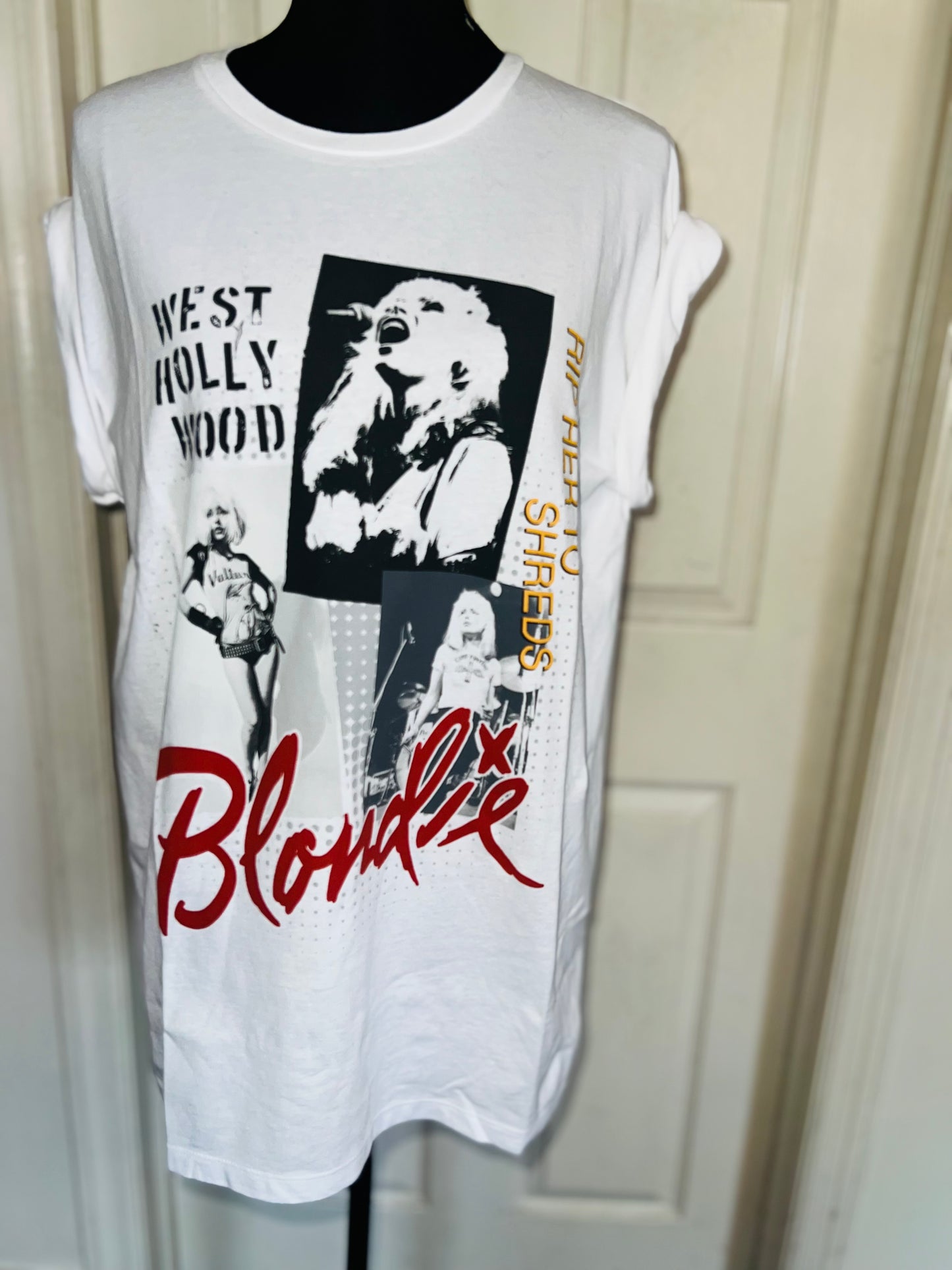 Blondie Oversized Distressed Tee