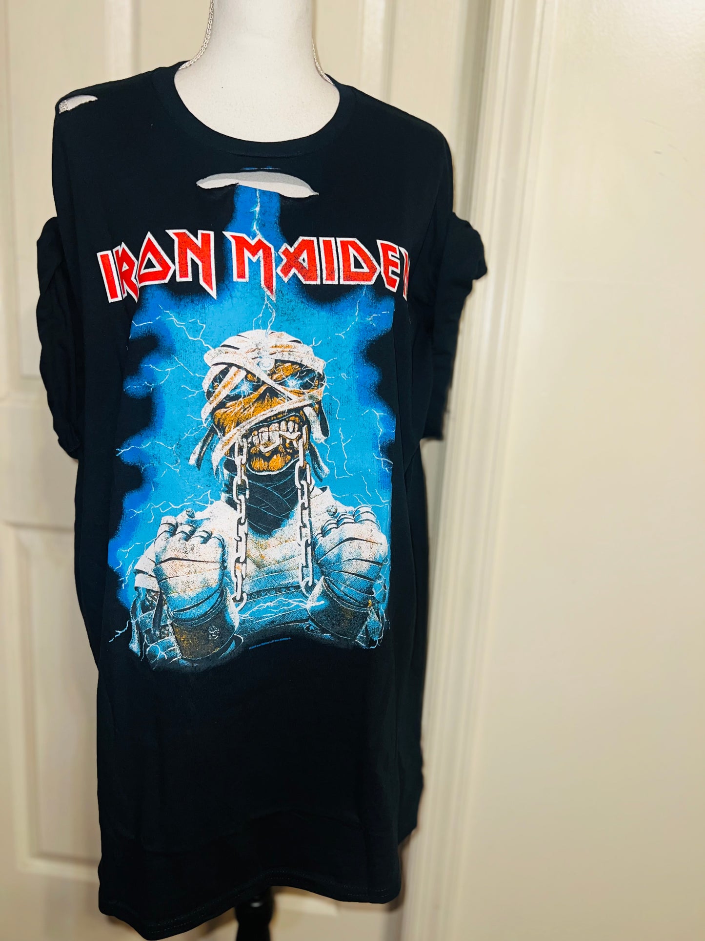 Iron Maiden Oversized Distressed Tee