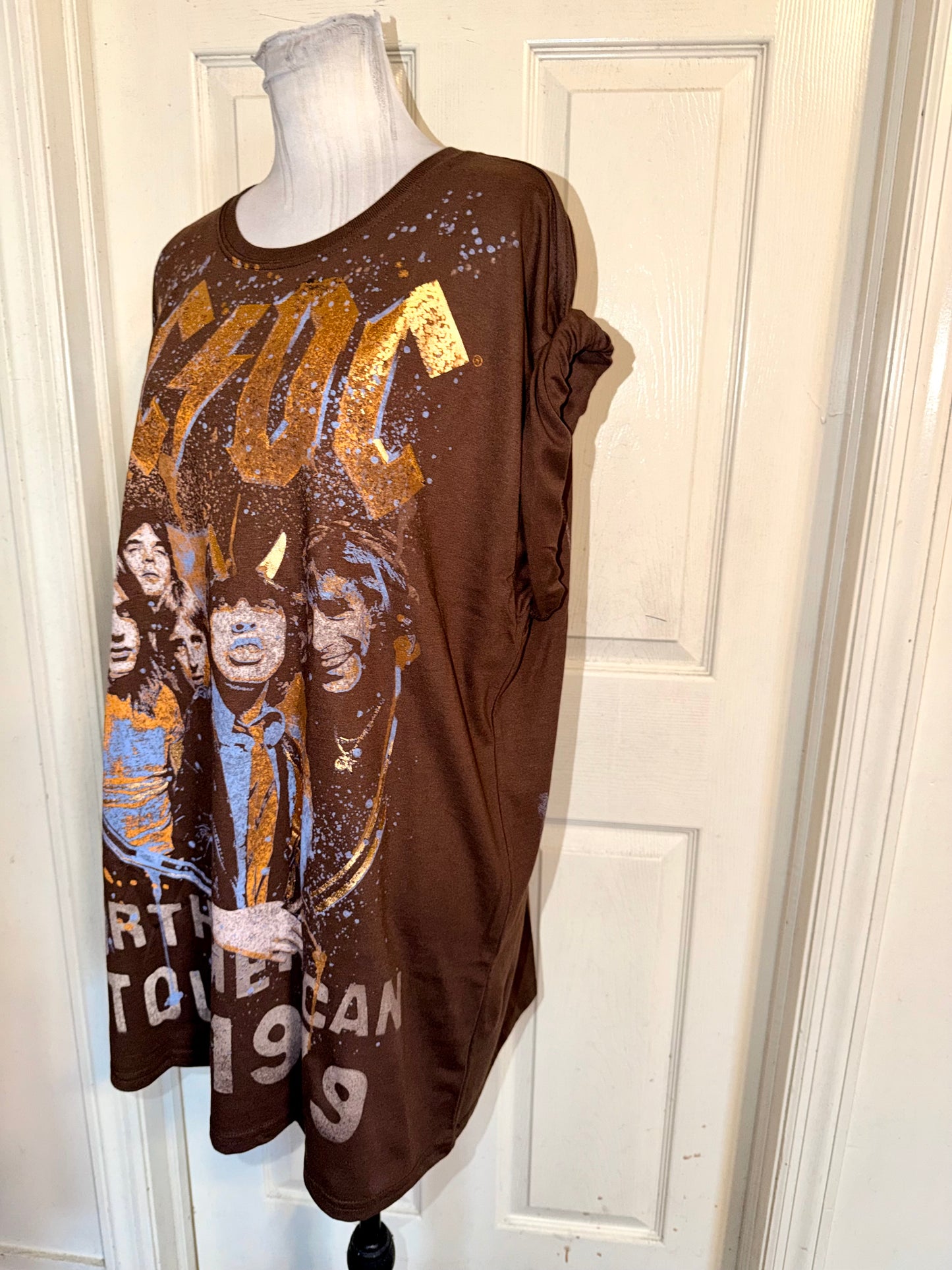 AC/DC Double Sides Oversized Tee