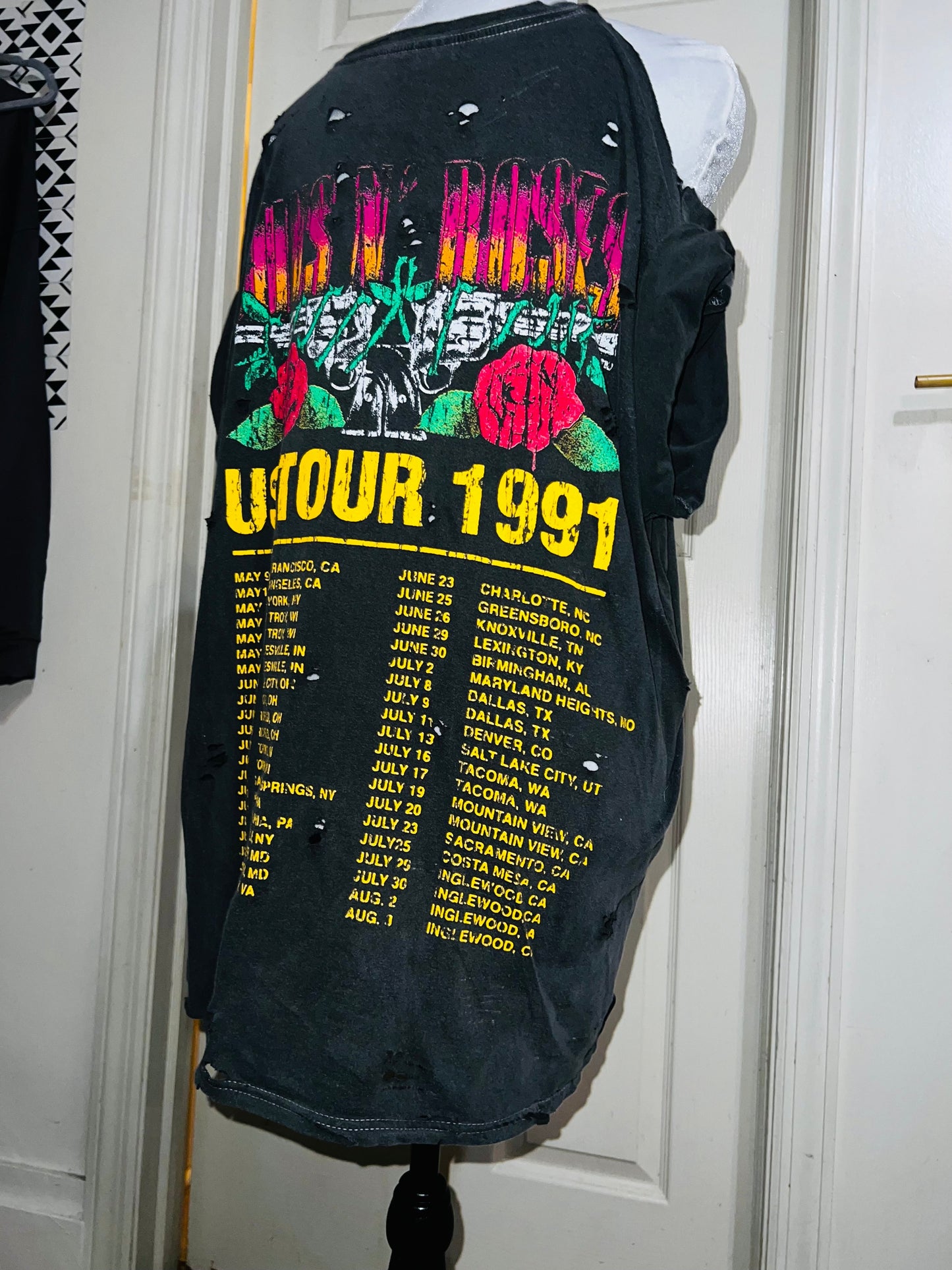 Guns n Roses Double Sided Oversized Tee/Dress