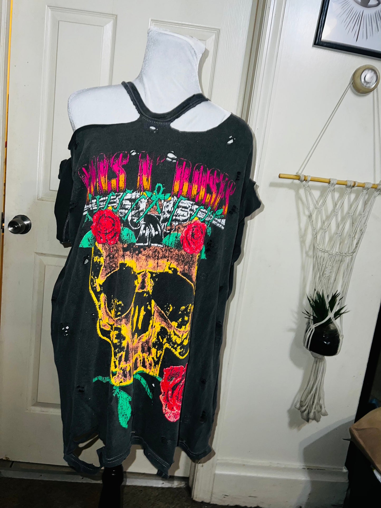 Guns n Roses Double Sided Oversized Tee/Dress