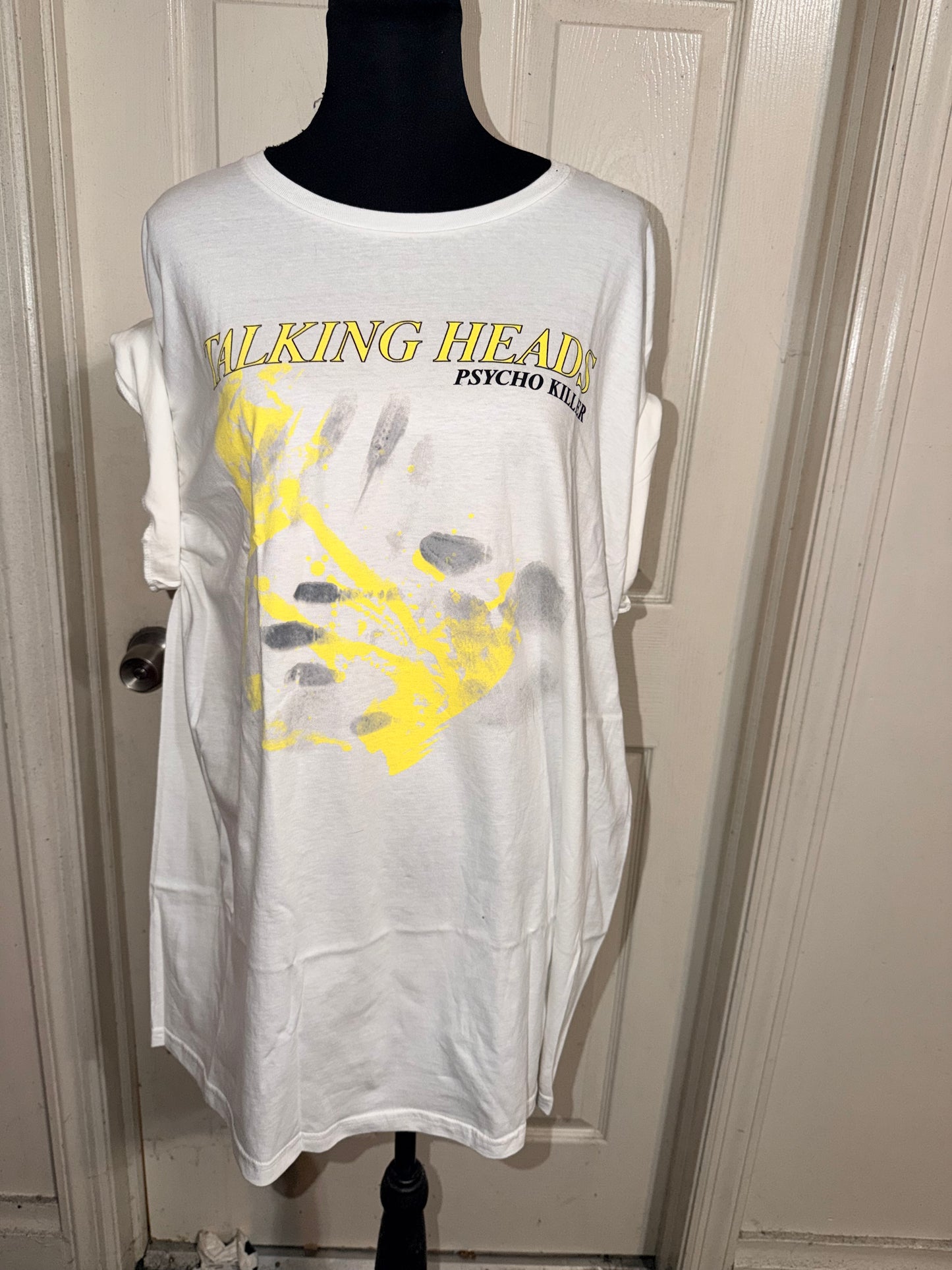 The Talking Heads Oversized Distressed Tee