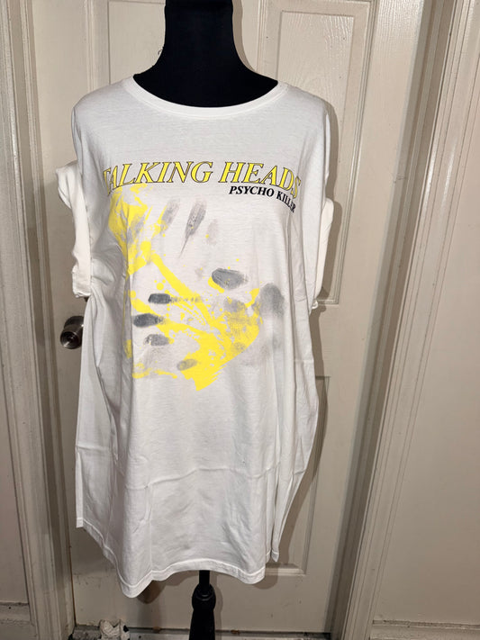 The Talking Heads Oversized Distressed Tee