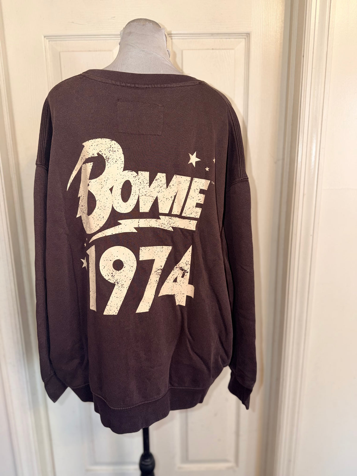 David Bowie Double Sided Oversized Sweatshirt