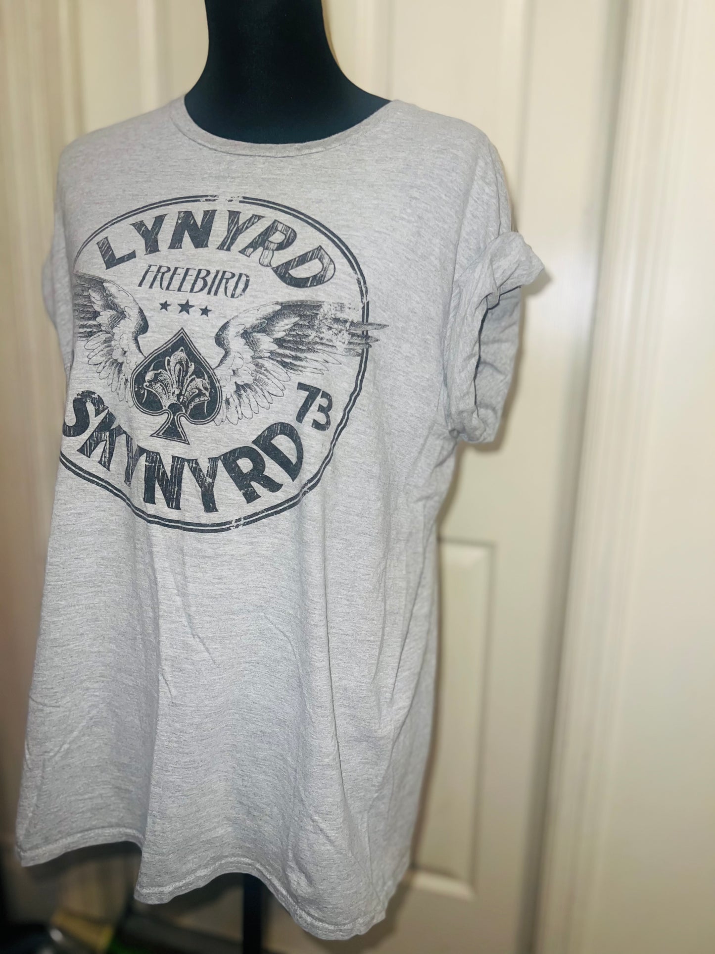 Lynyrd Skynyrd Oversized Distressed Tee