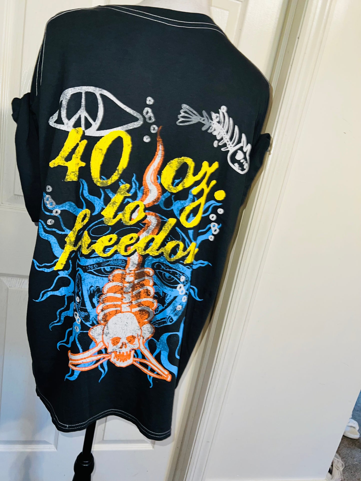 Sublime Double Sided Oversized Distressed Tee