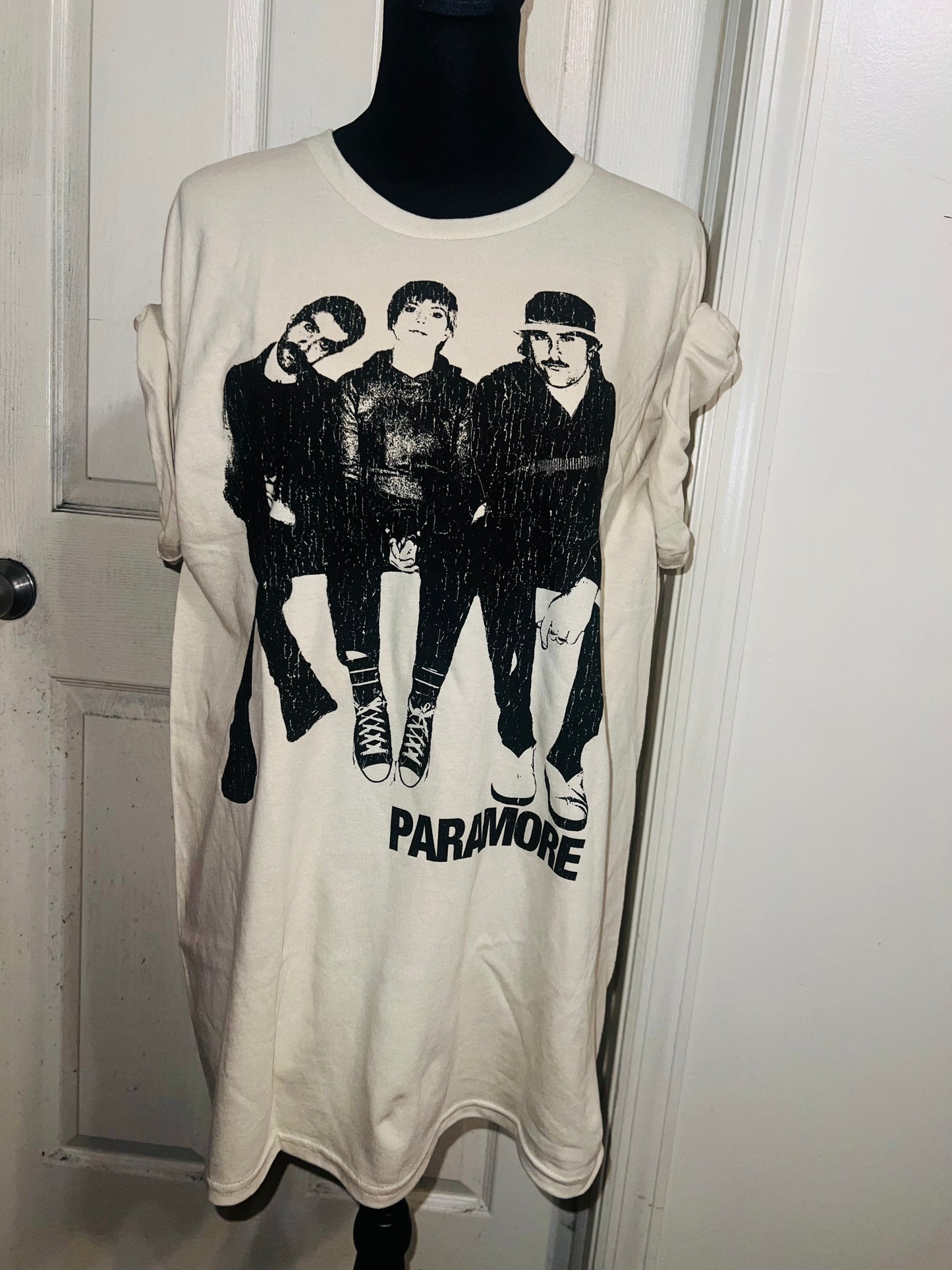 Paramore Oversized Distressed Tee