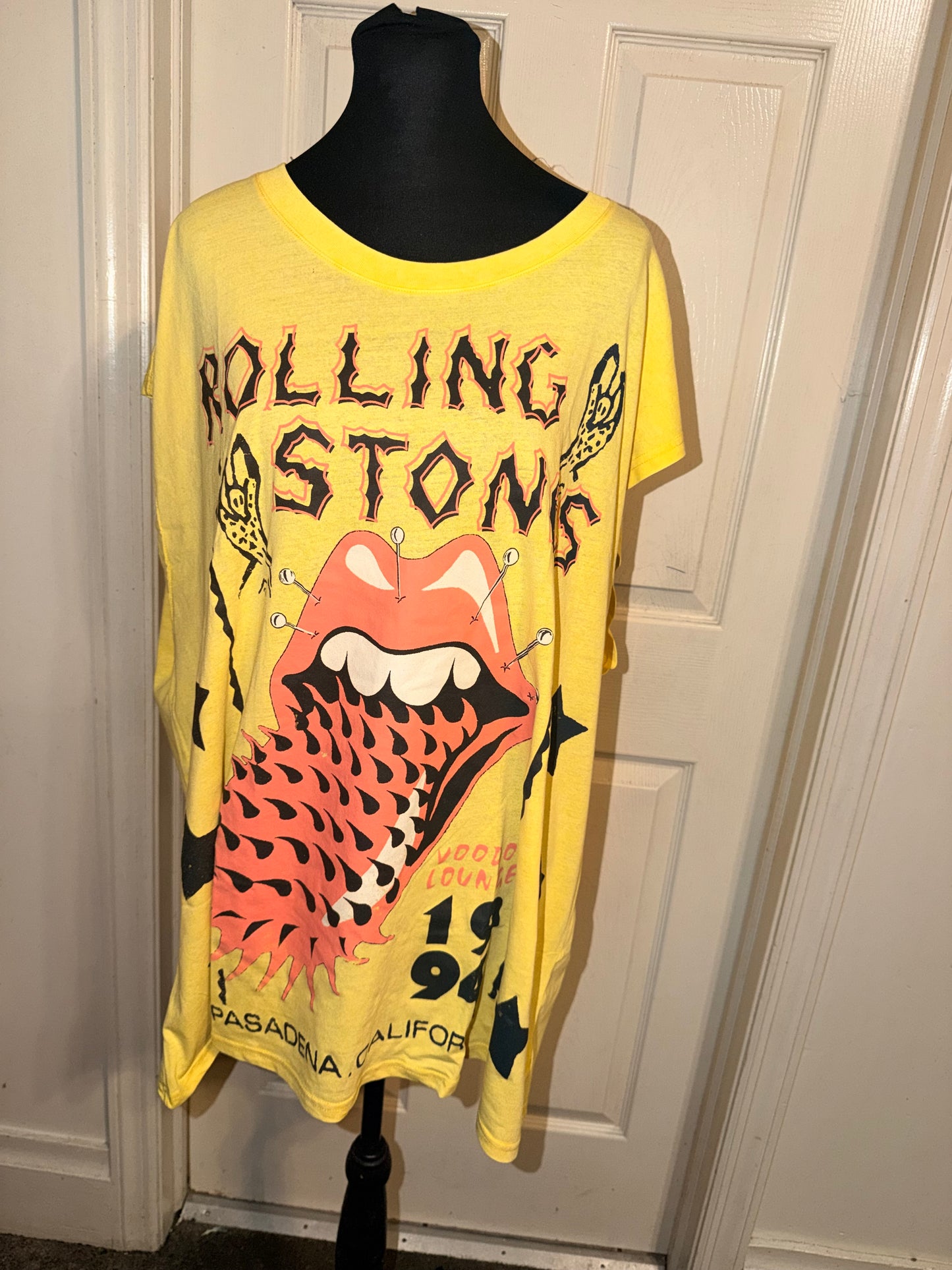 The Rolling Stones Oversized Distressed Tank