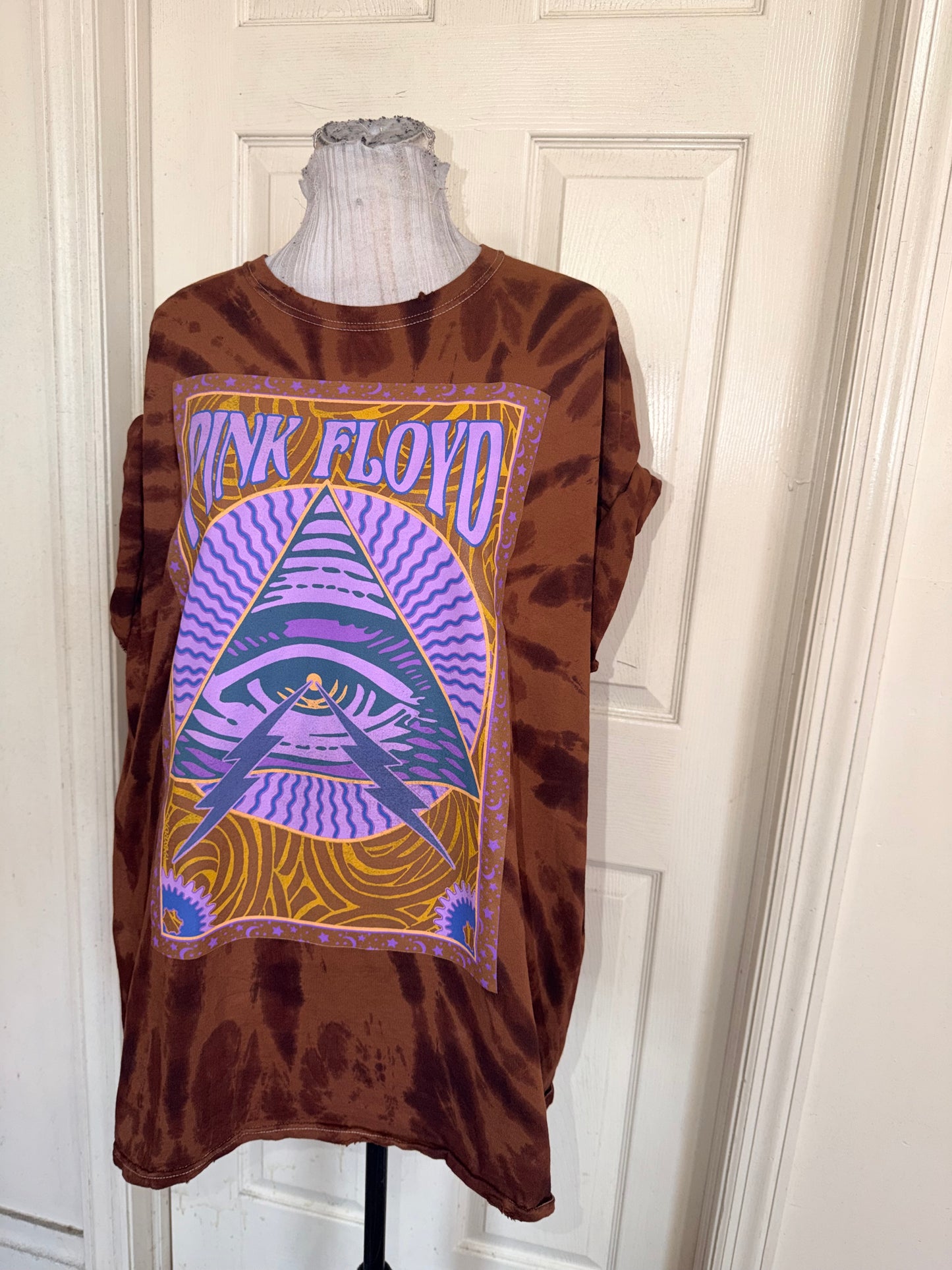 Pink Floyd Oversized Distressed Tee
