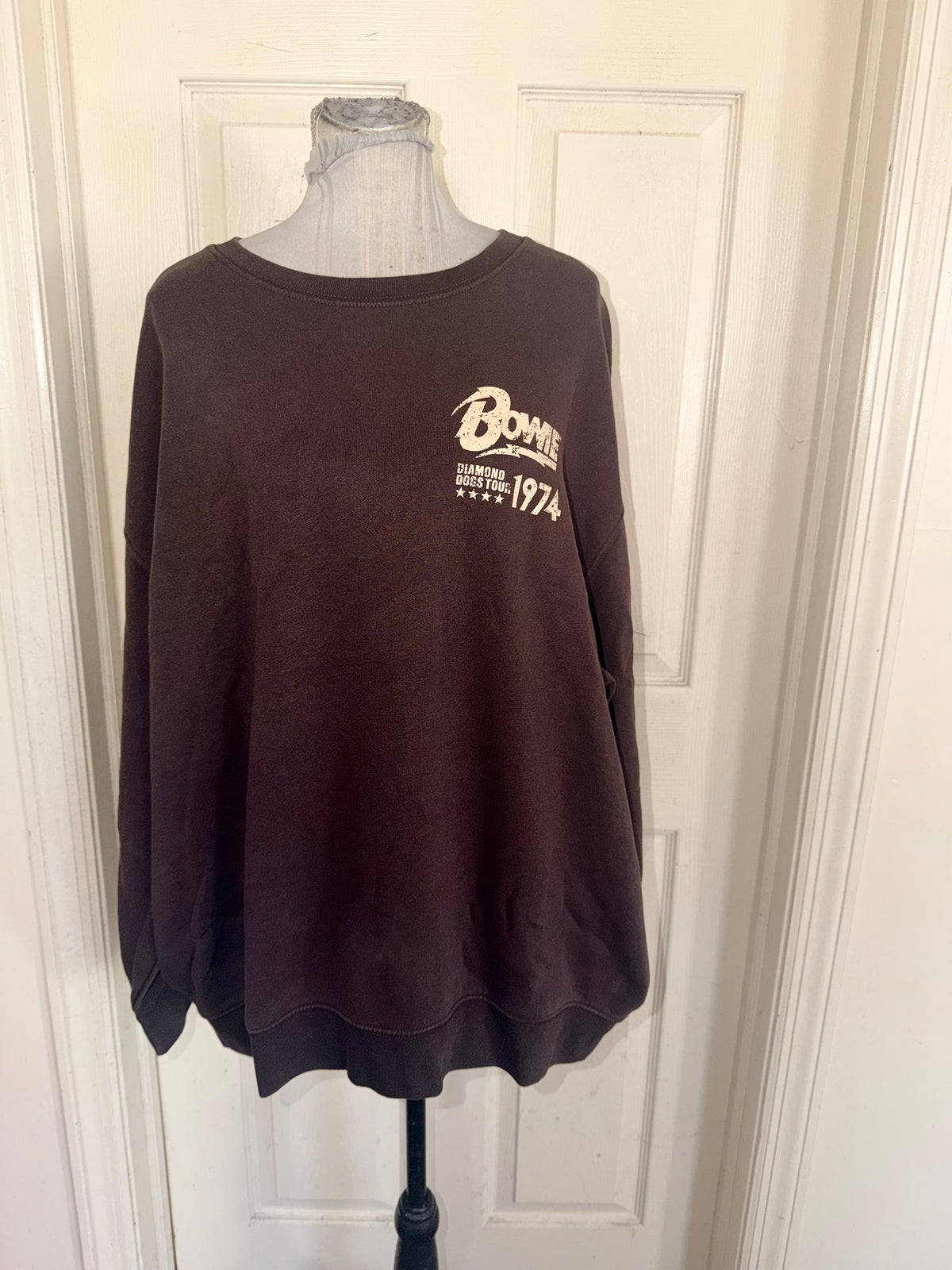 David Bowie Double Sided Oversized Sweatshirt