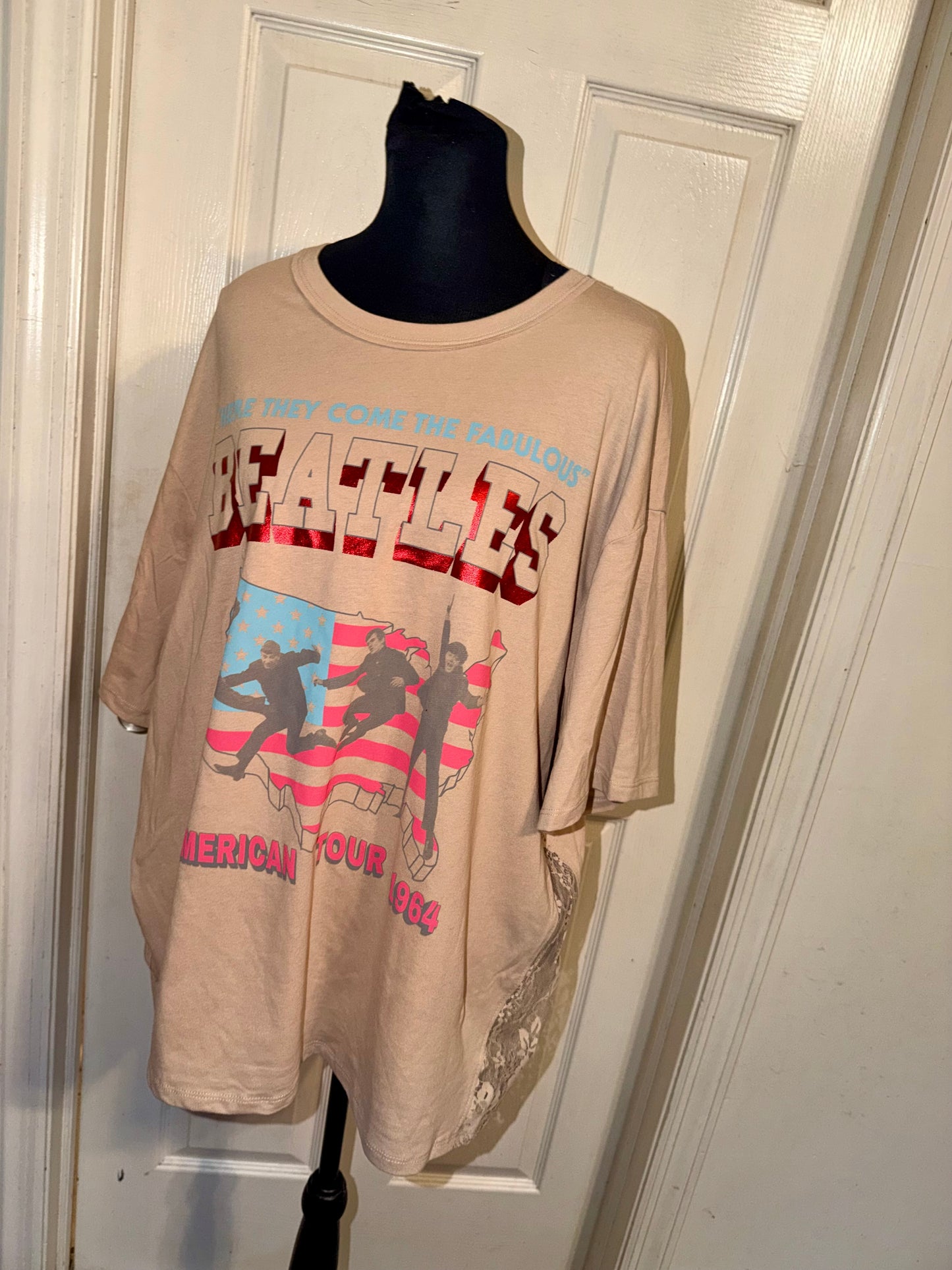 The Beatles Lace Oversized Tee