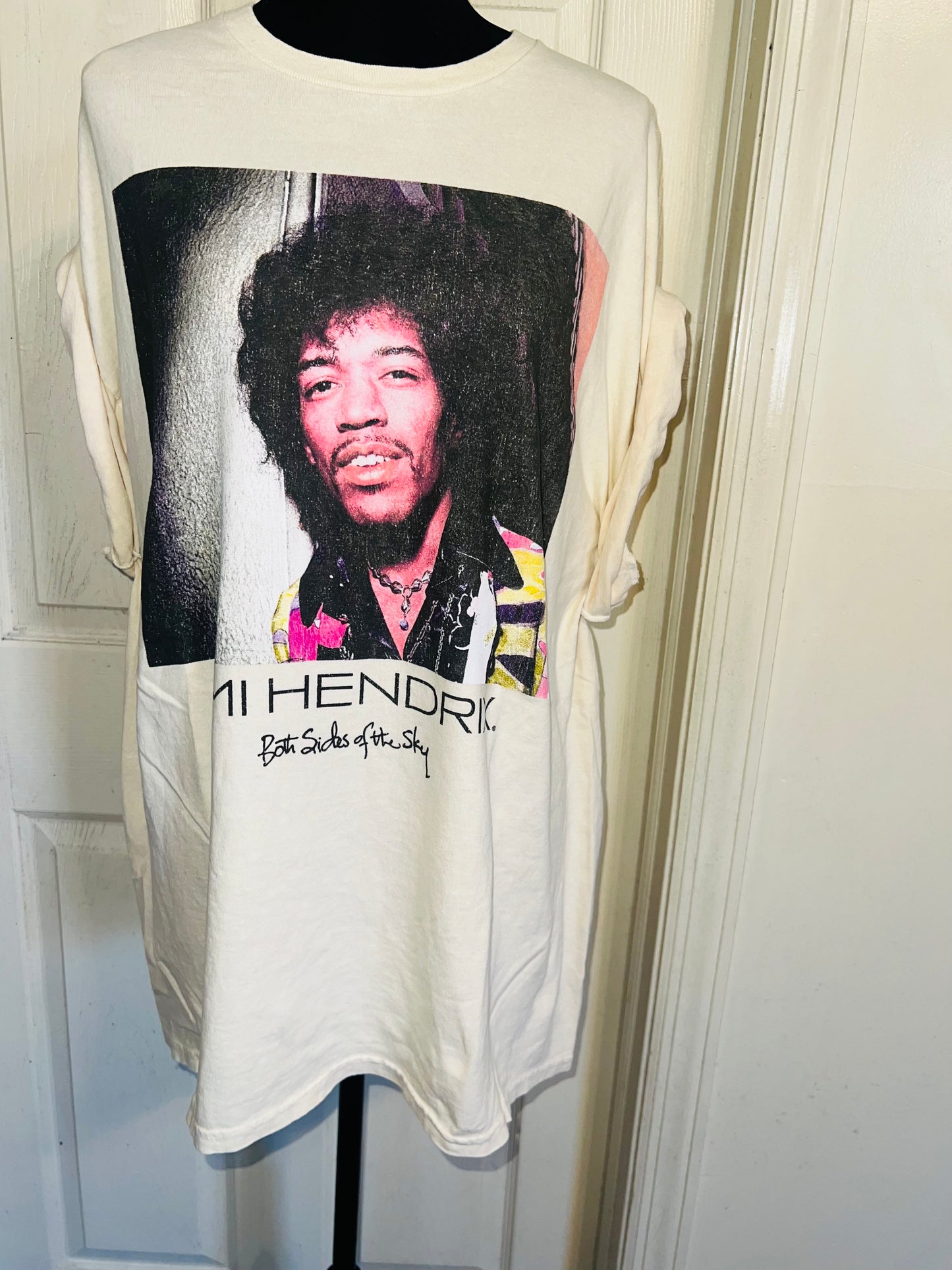 Jimi Hendrix Oversized Distressed Tee