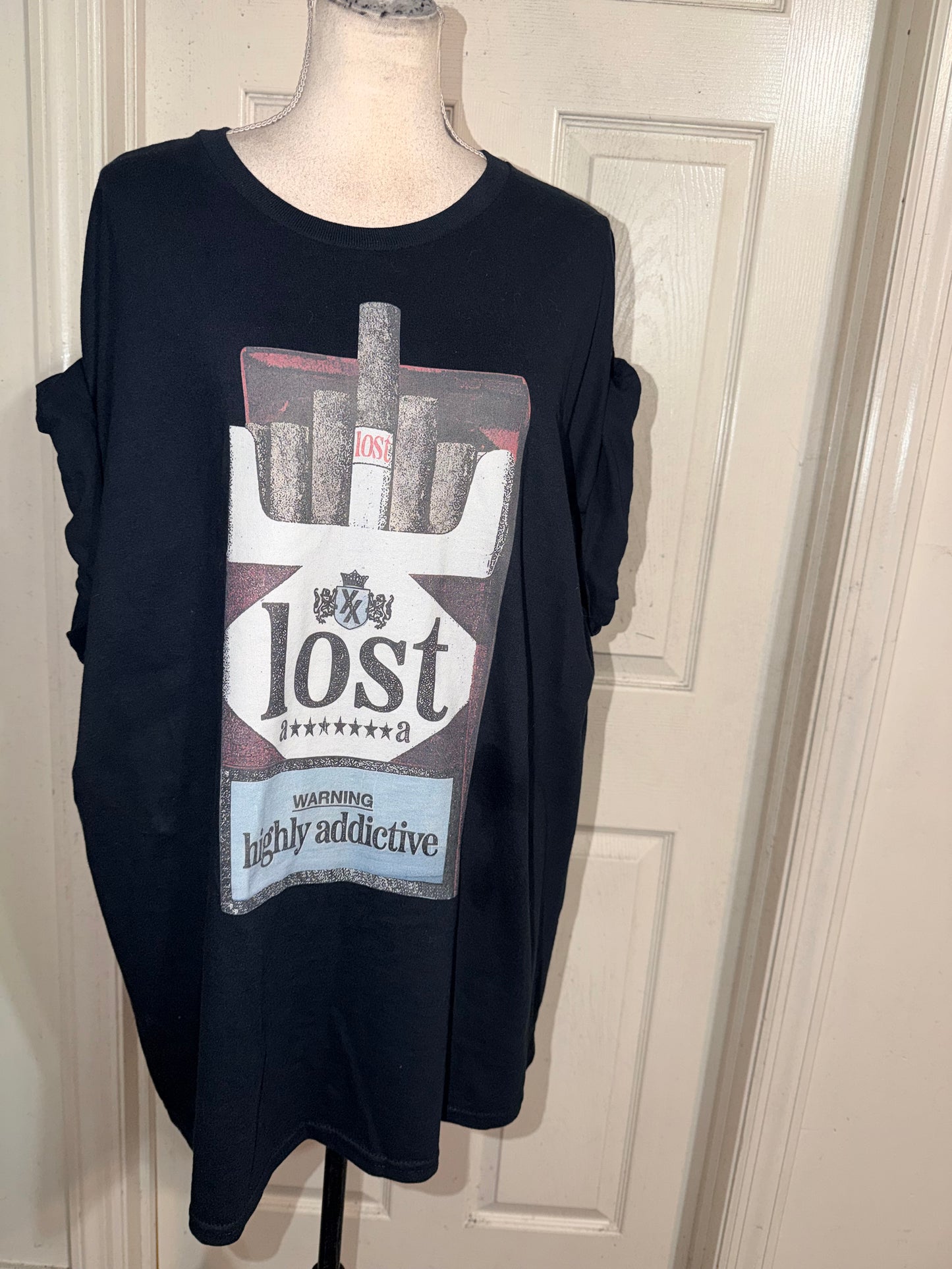 Machine Gun Kelly Double Sided Oversized Distressed Tee