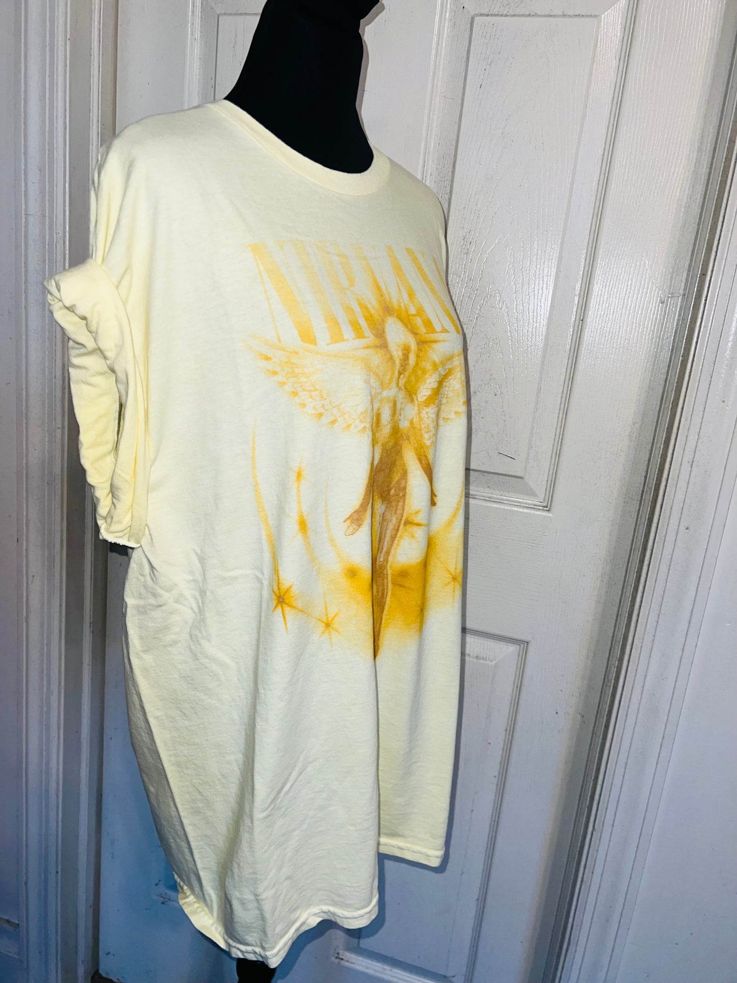 Nirvana Oversized Distressed Tee
