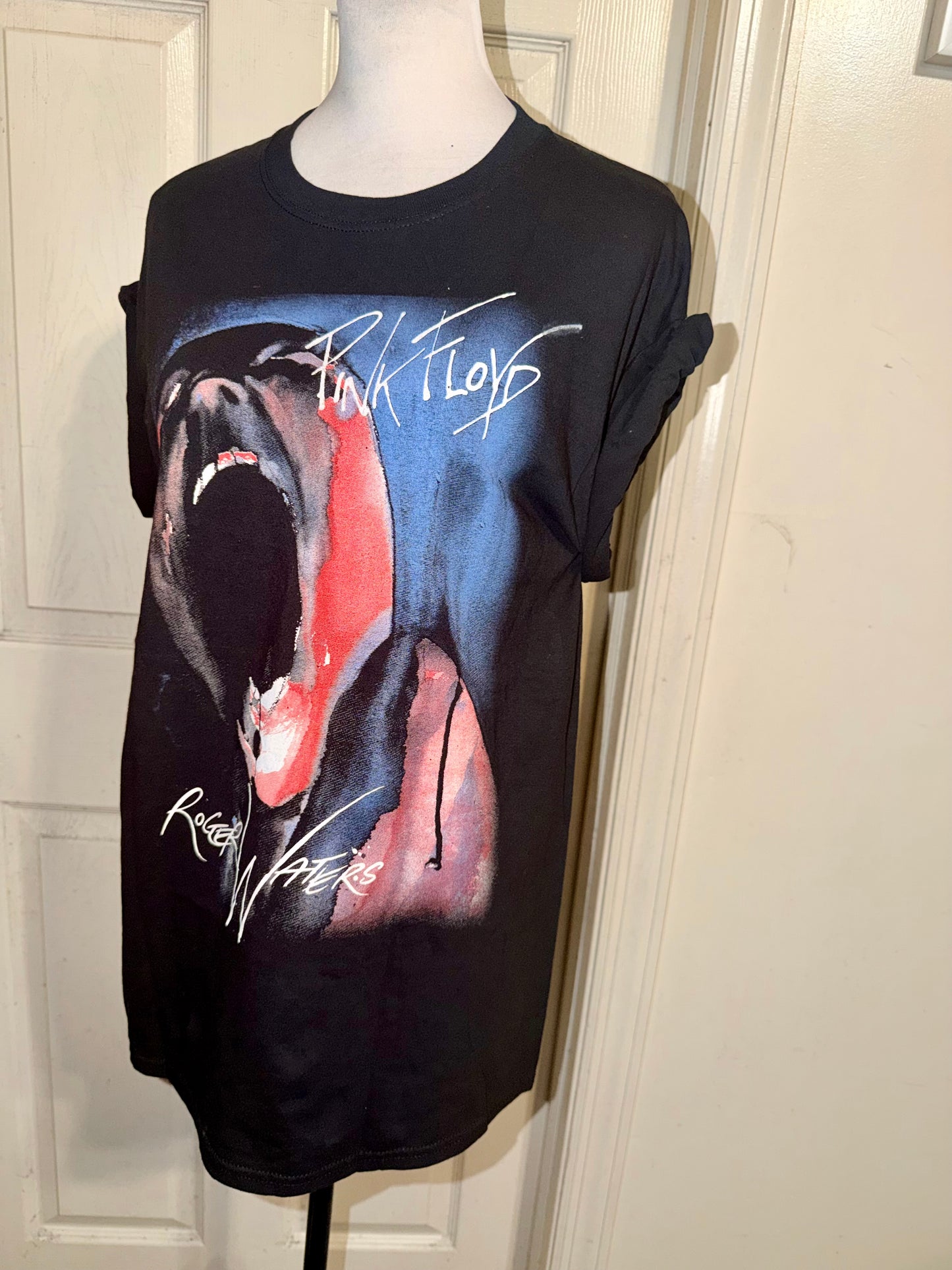 Pink Floyd Roger Waters Oversized Double Sided Distressed Tee