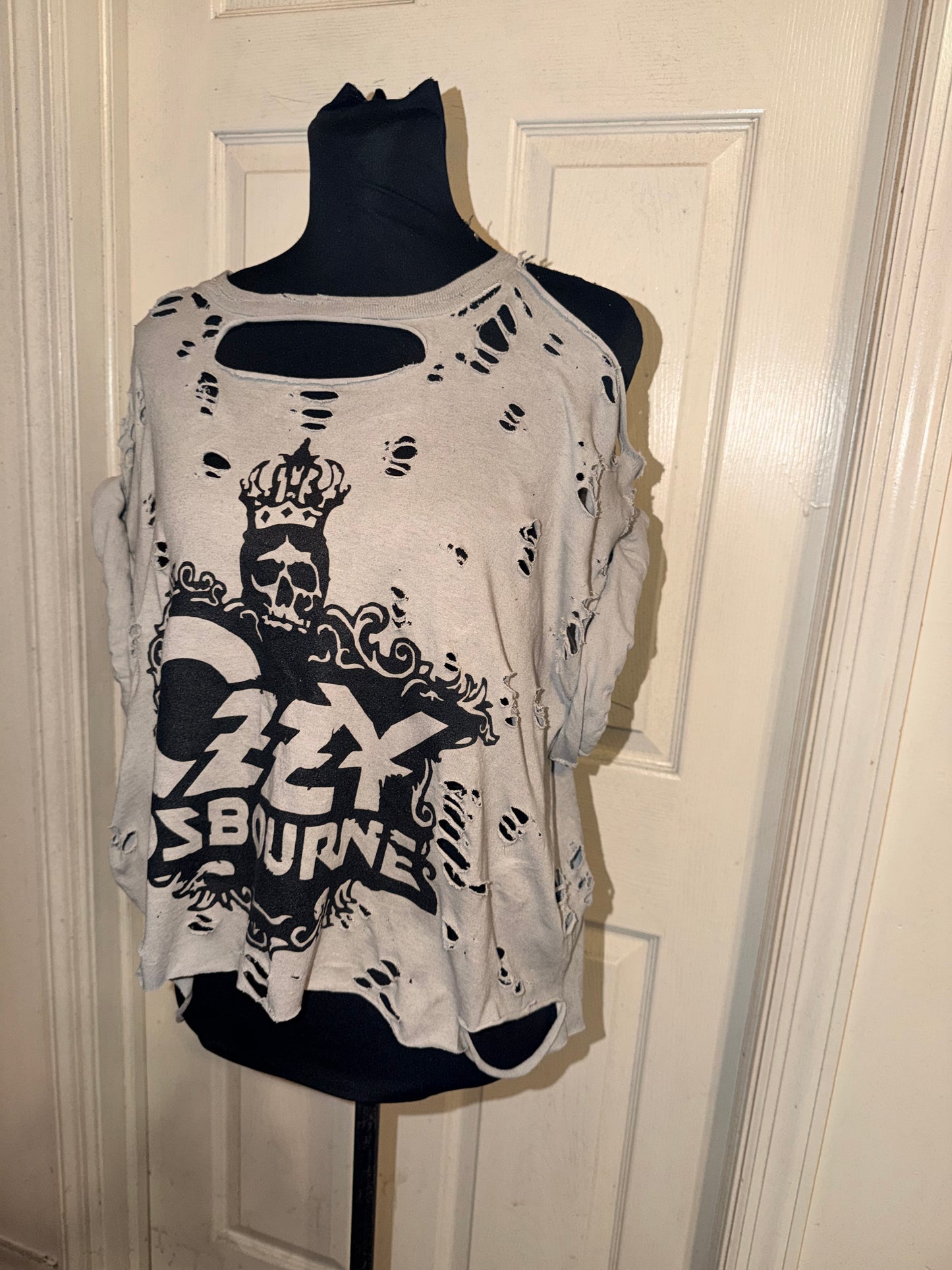 Ozzy Osbourne Oversized Distressed Tee (As Is)