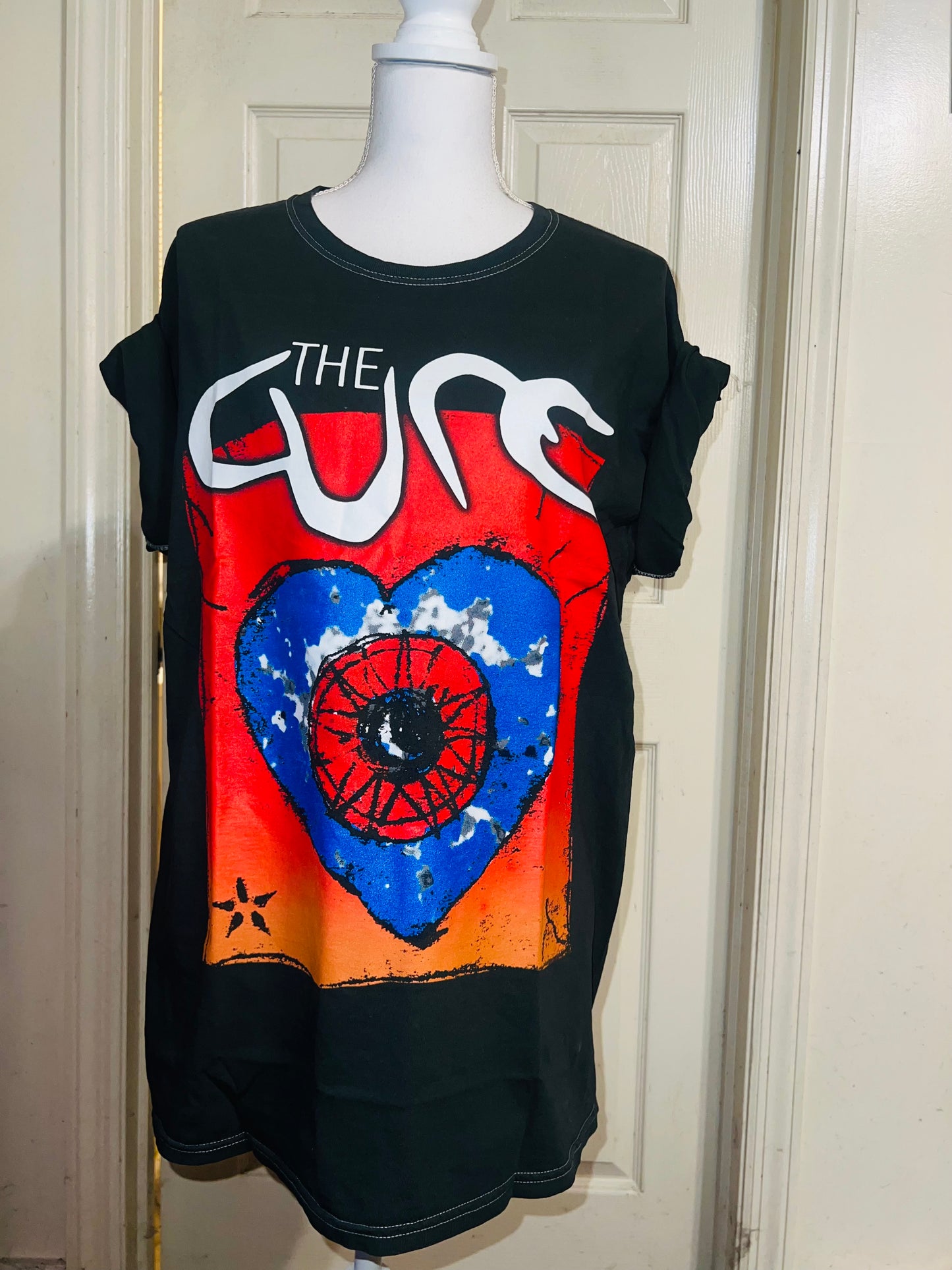 The Cure Oversized Distressed Tee