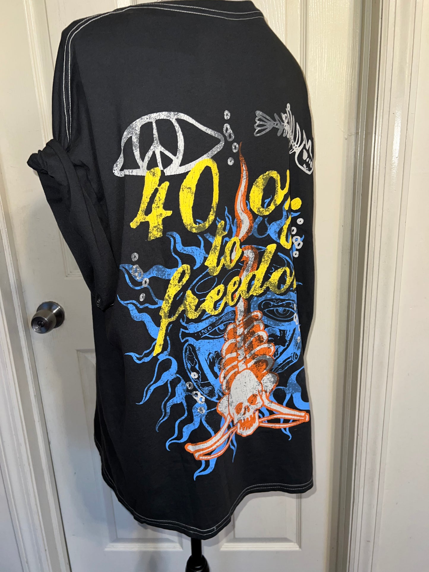Sublime Double Sided Oversized Distressed Tee