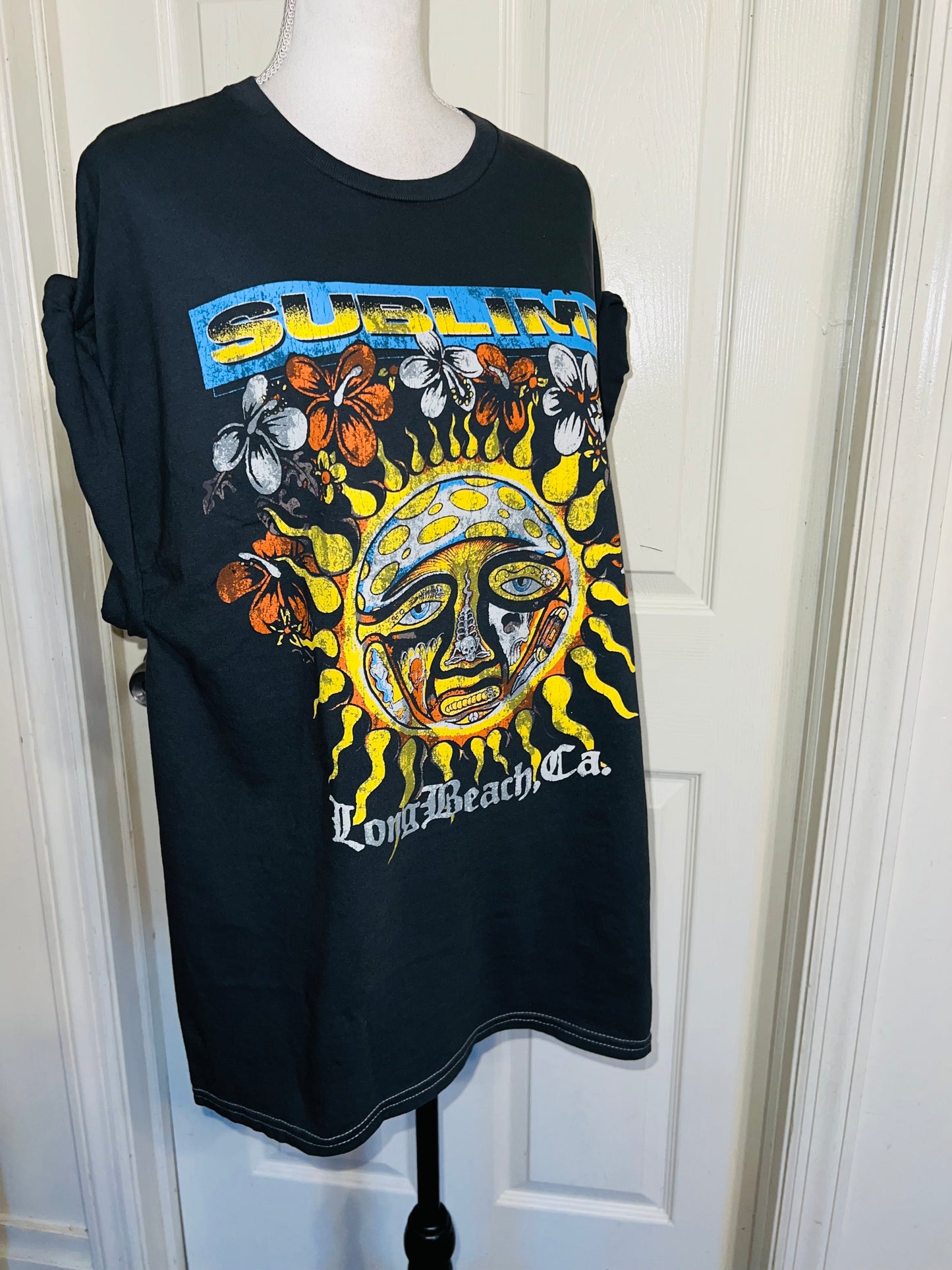 Sublime Double Sided Oversized Distressed Tee