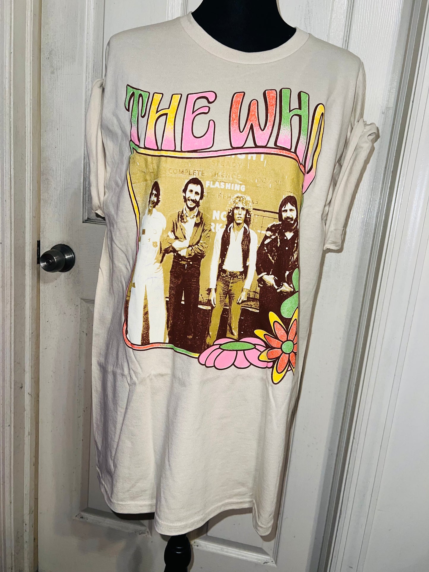 The Who Oversized Distressed T-Shirt