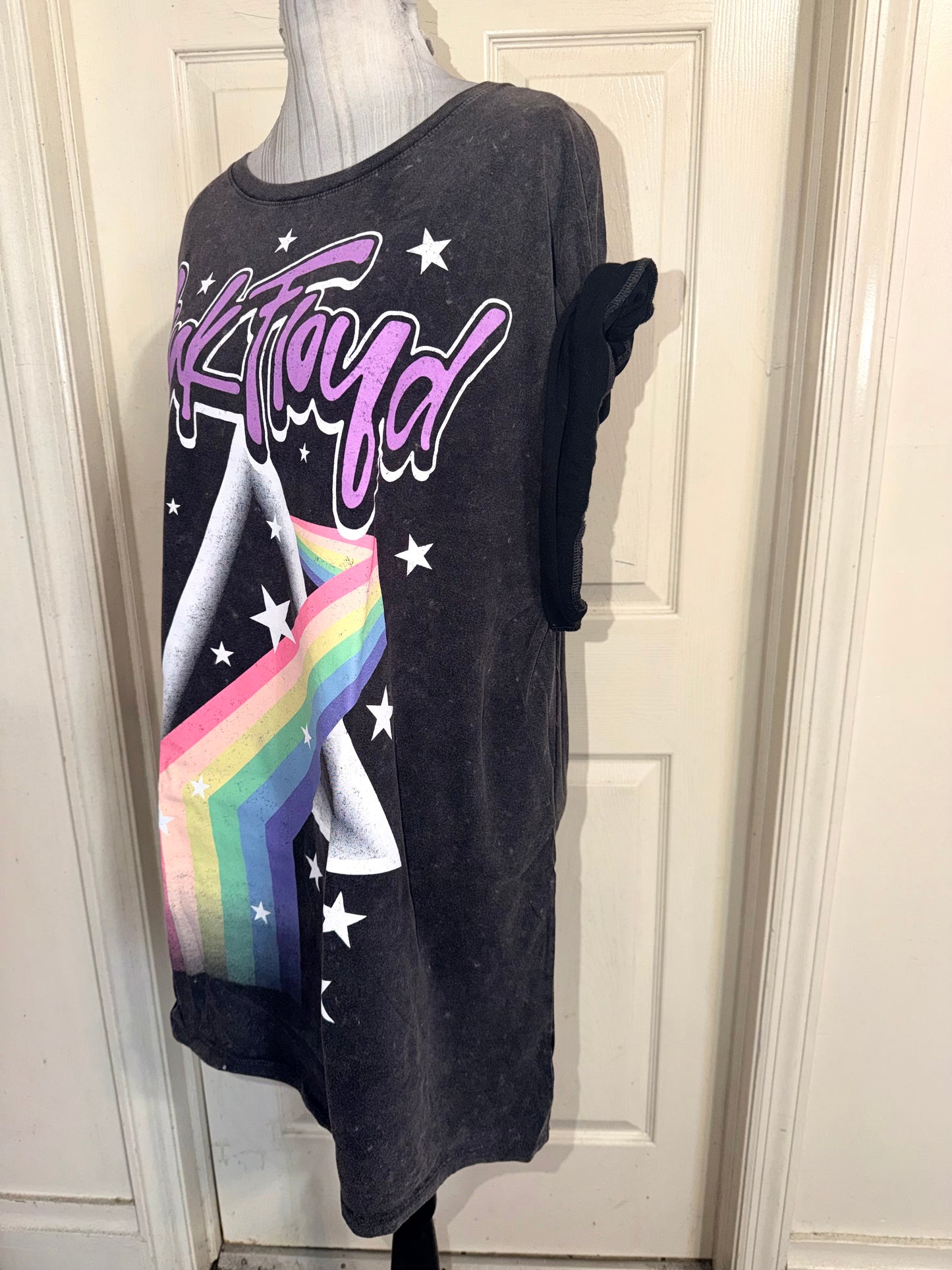 Pink Floyd Double Sided Oversized Distressed Tee