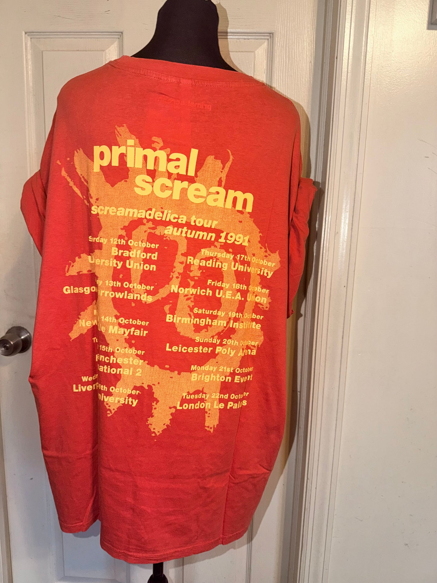 Primal Scream Double Sided Oversized Tee