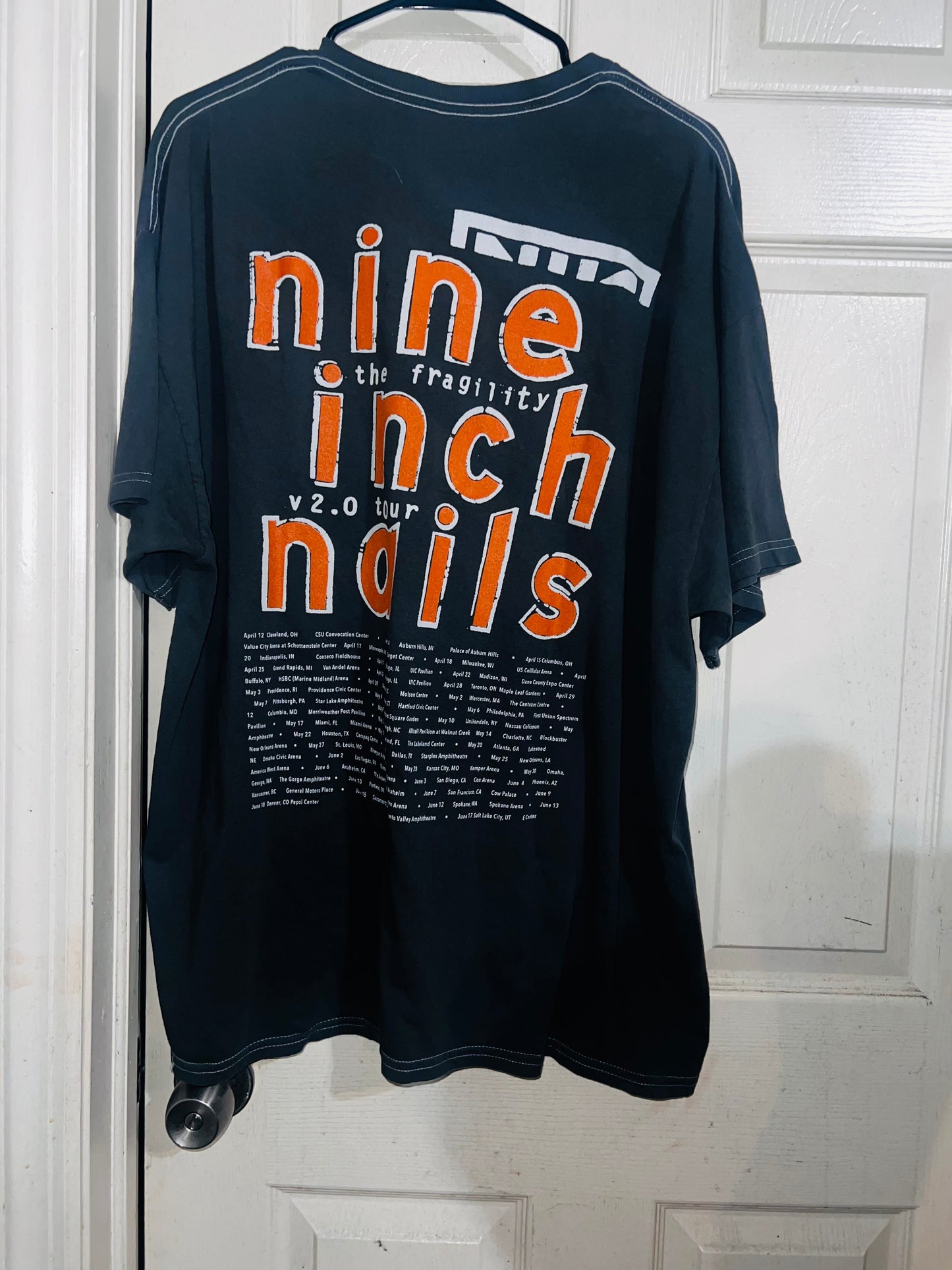 Nine Inch Nails Oversized Distressed Tee