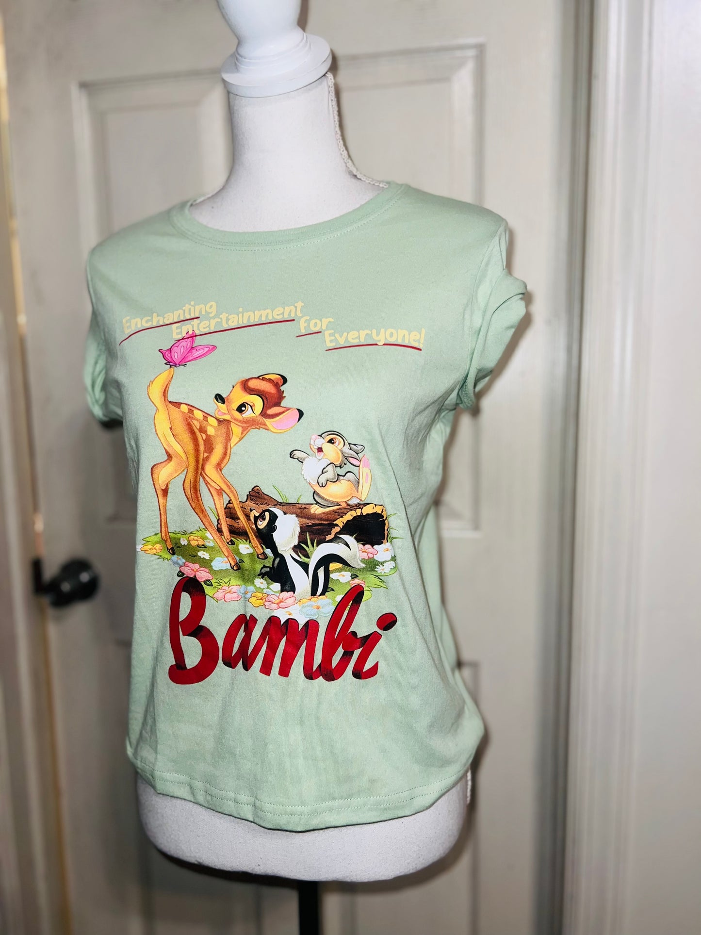 Bambi Distressed Baby Tee