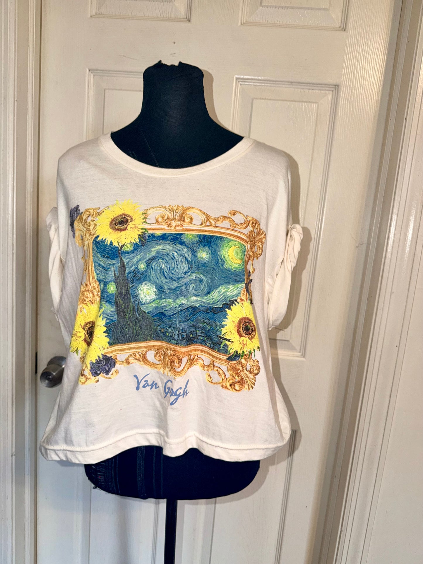 Vincent Van Gogh Cropped Tee