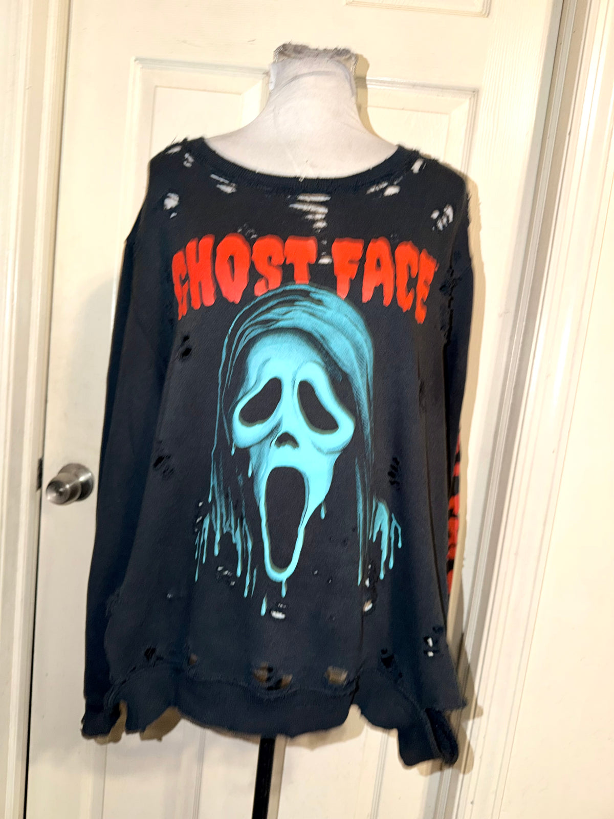 Ghostface Halloween Oversized Sweatshirt