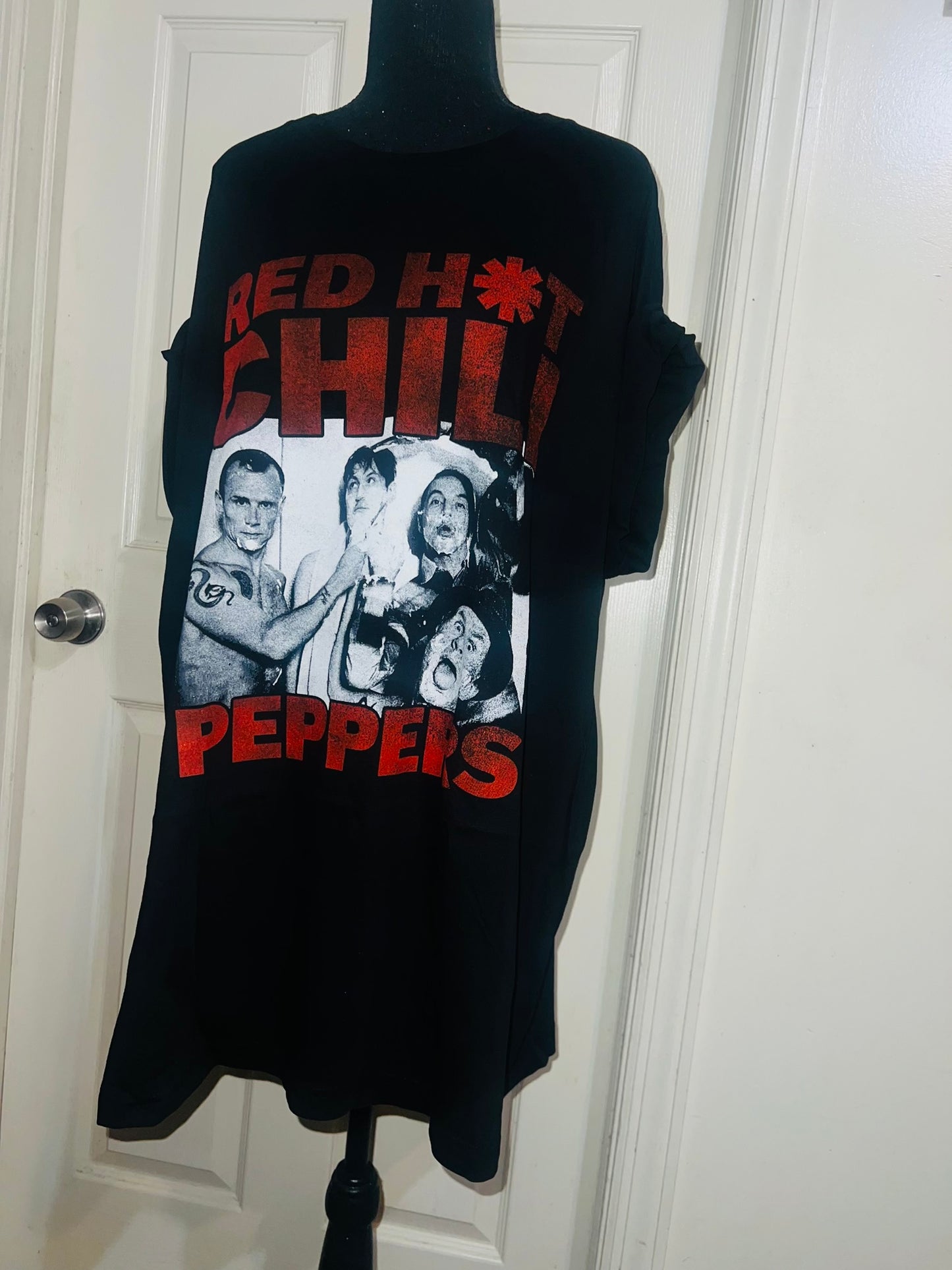 Red Hot Chili Peppers Oversized Distressed Tee