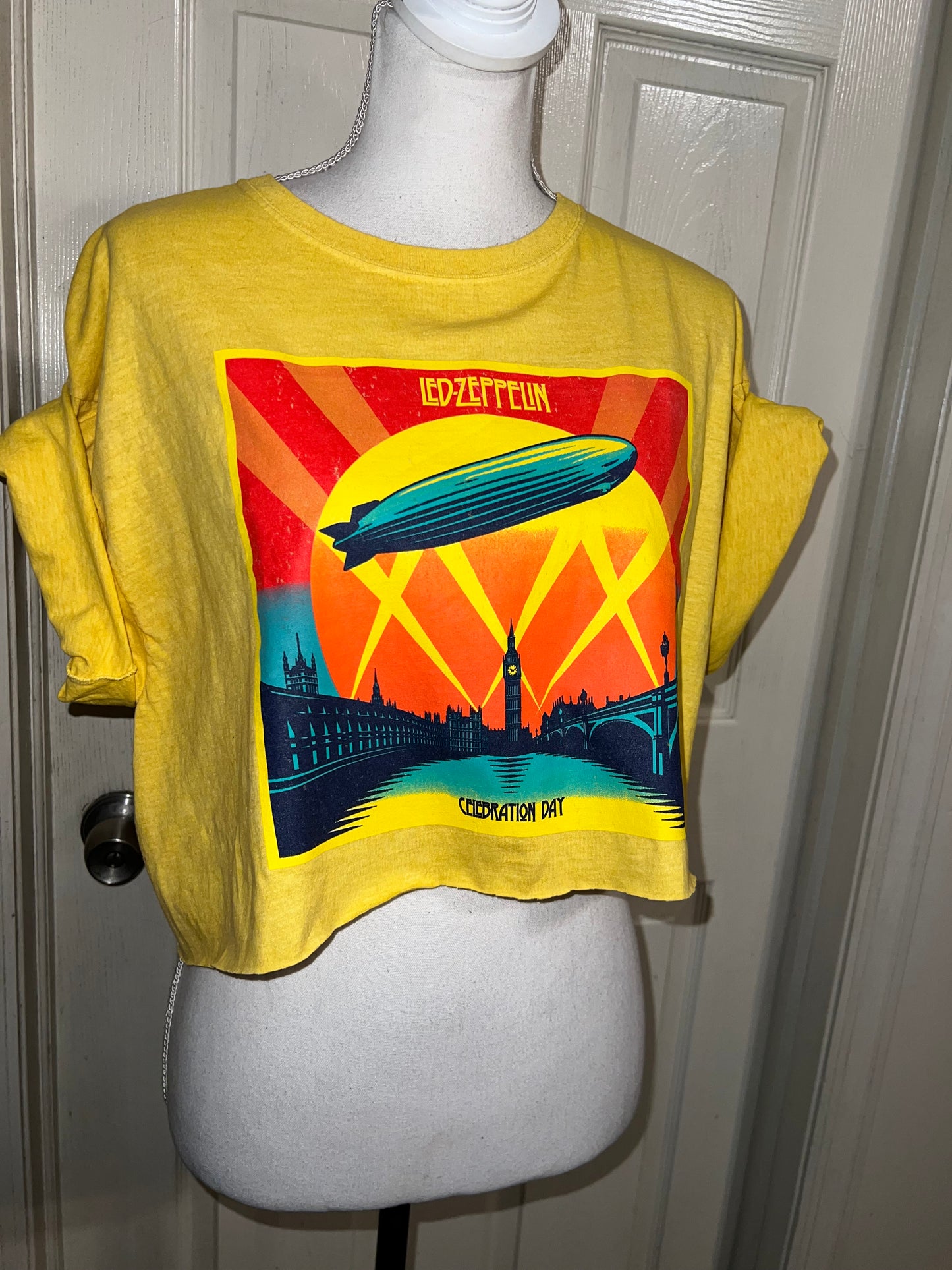 Led Zeppelin Blimp Oversized Distressed Tee