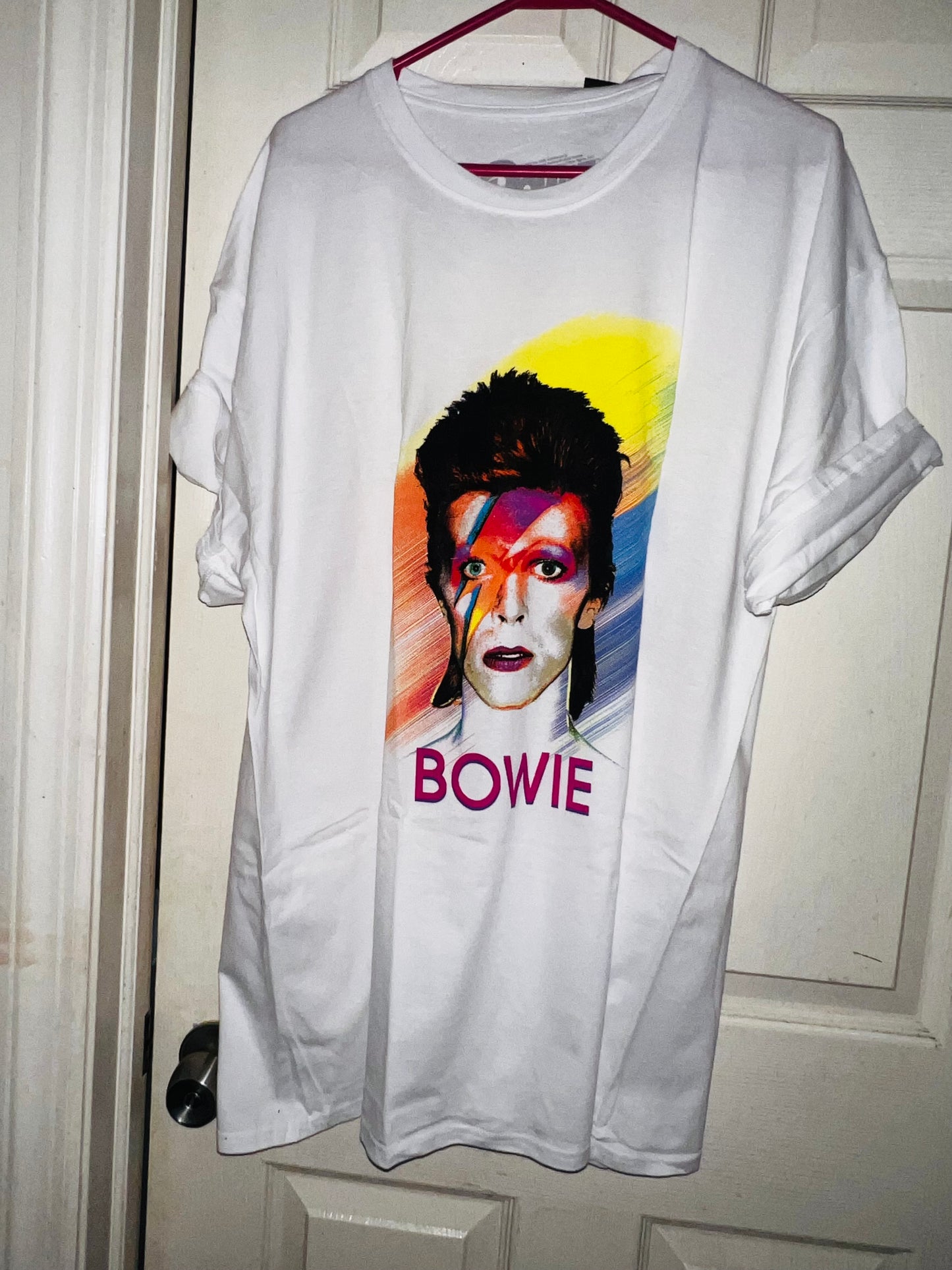 David Bowie Oversized Distressed Tee